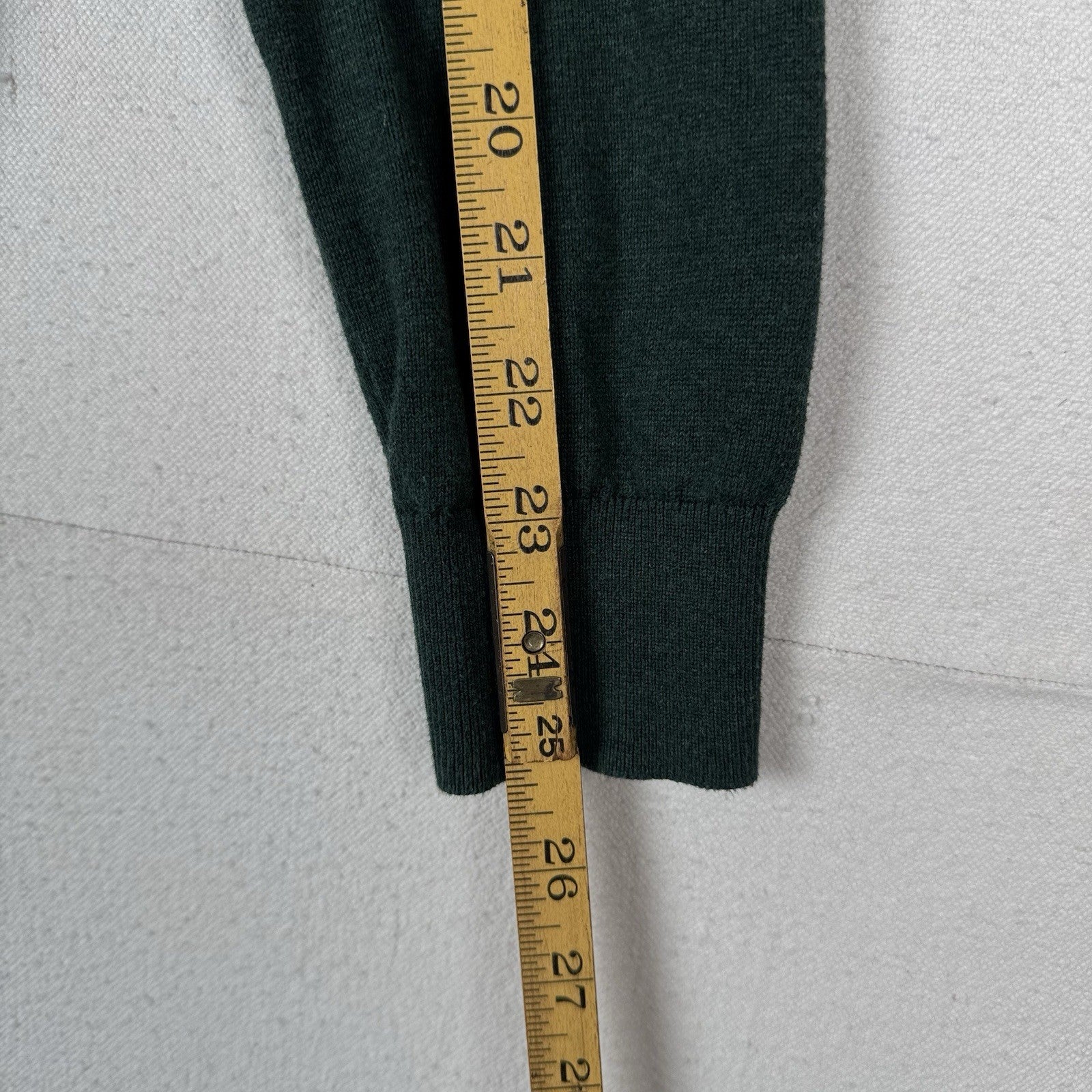 Polo Ralph Lauren Men’s Green Pima Cotton Pullover Sweater Crewneck Medium