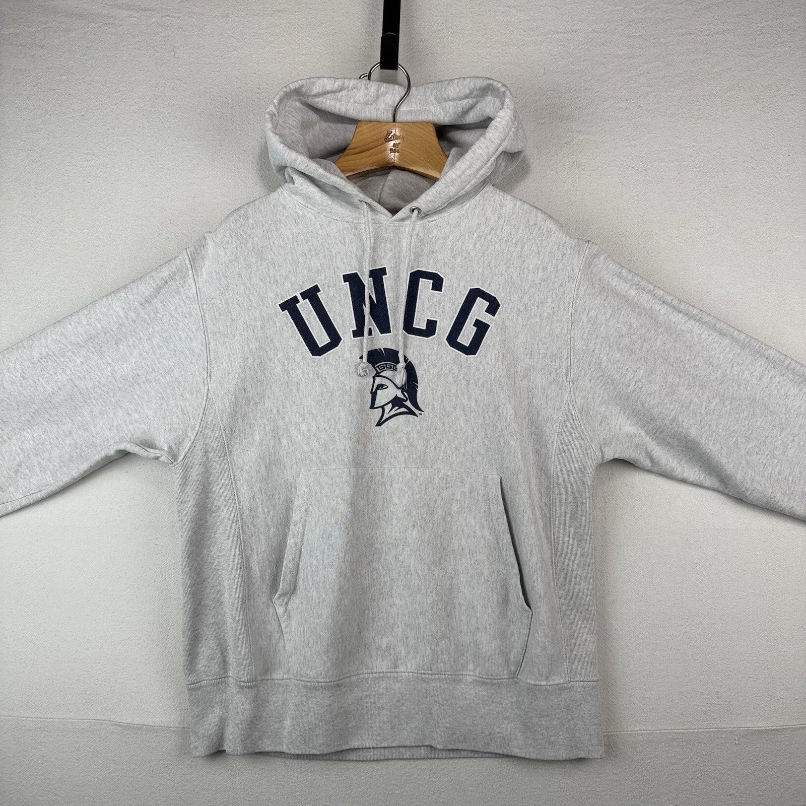 90s Vtg Champion Reverse Weave Hoodie UNCG North Carolina Greensboro Spartans M