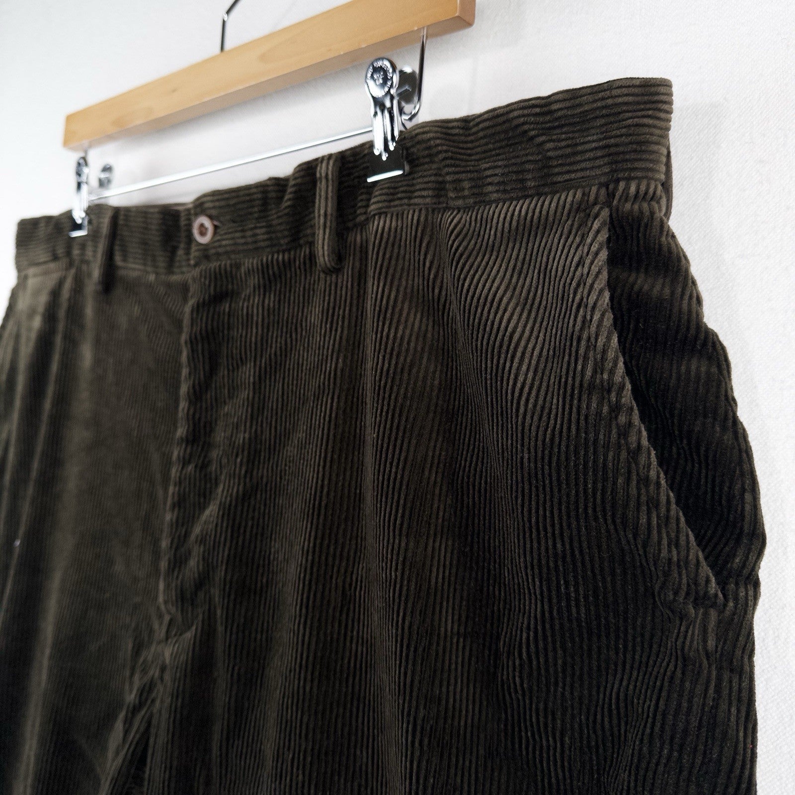 90’s Vtg Polo Ralph Lauren Corduroy Pant Mens 40x30 Brown Wide Wale