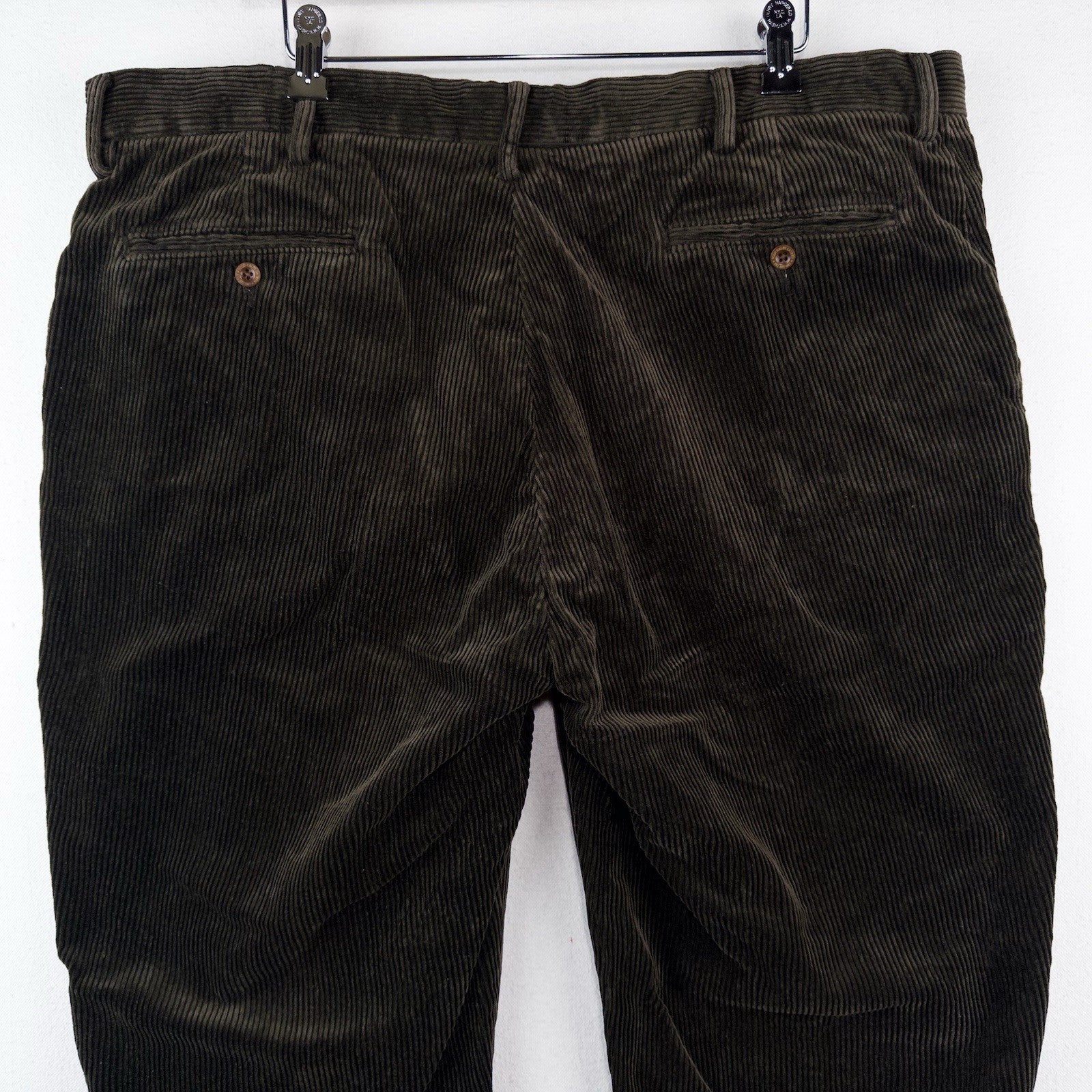 90’s Vtg Polo Ralph Lauren Corduroy Pant Mens 40x30 Brown Wide Wale