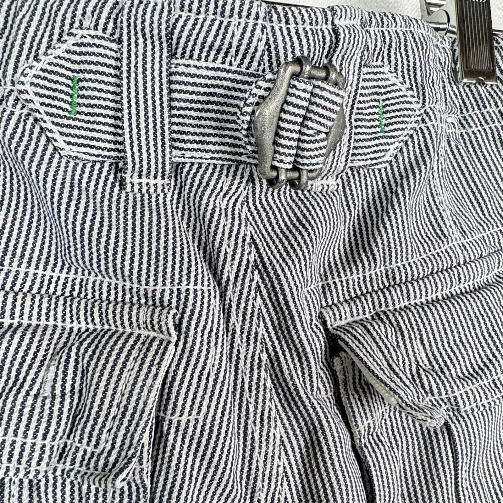 Buckle-back Railroad Hickory Striped Gap Kids Pants Sz 5 Big Pockets 100% Cotton