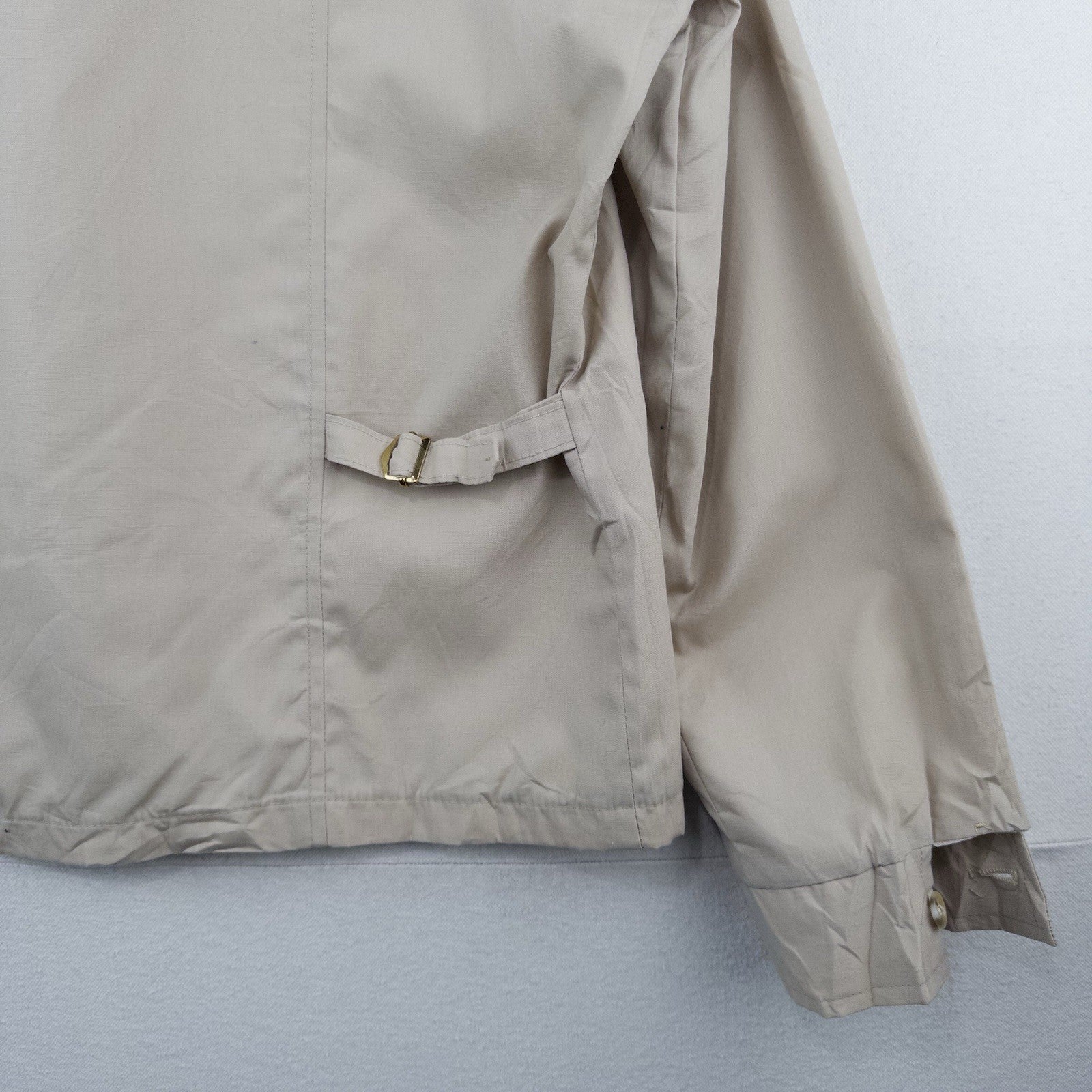 80’s Vtg Aberdeen Men’s M Tan Lightweight Field Jacket Full Zip Pockets