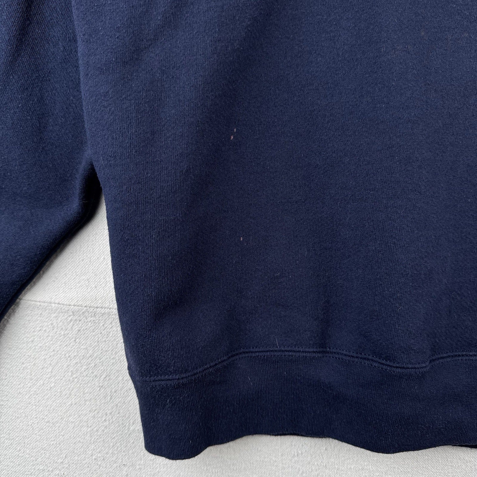 90’s Vtg JanSport Univ Notre Dame Alumni Crew  Embroidered Sweatshirt L Blue