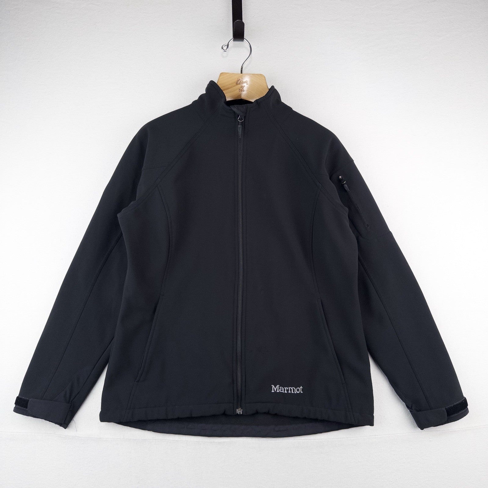 Marmot Softshell Water Resistant Black Ski Jacket Women’s Large