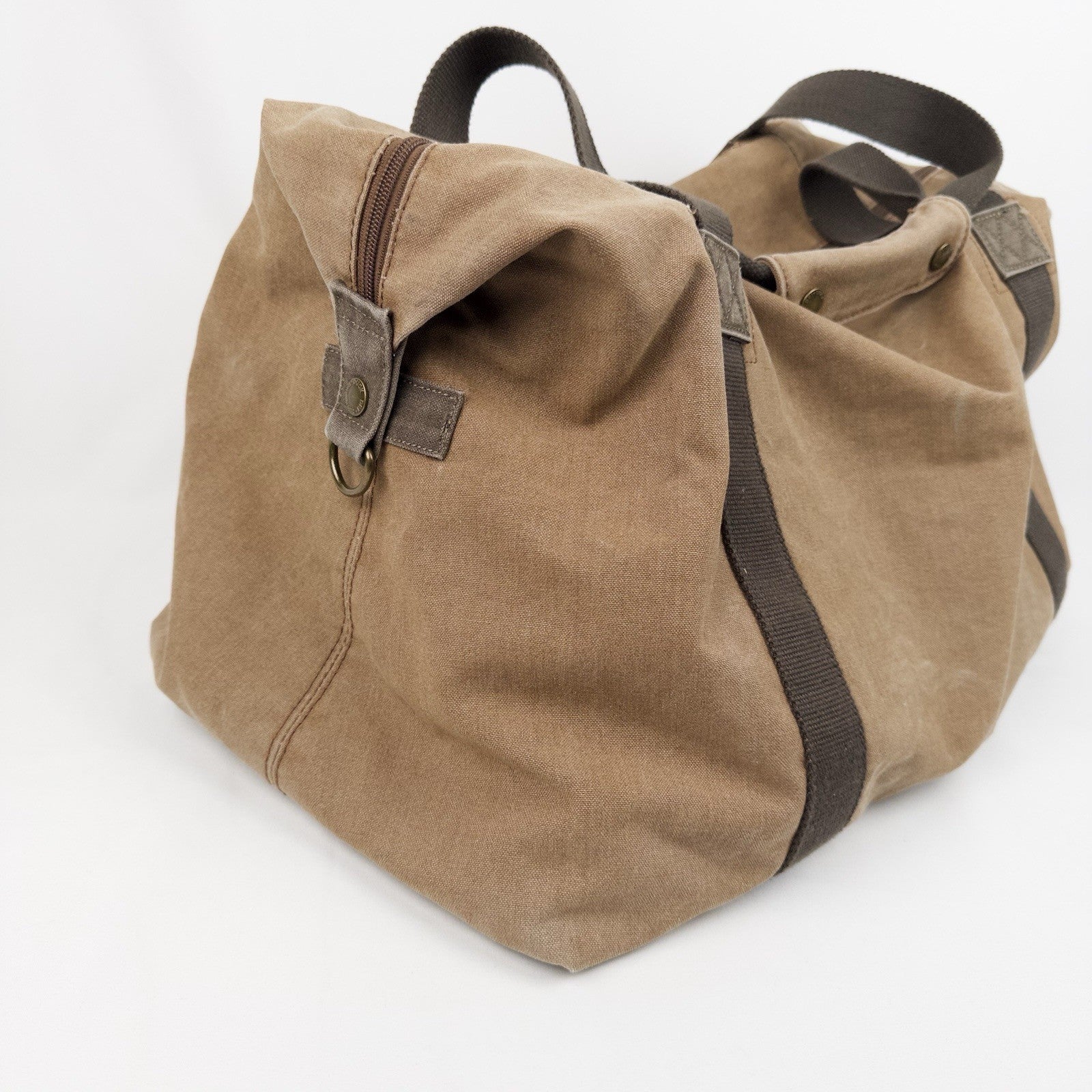 Dri Duck Tan Canvas 20” Duffle Weekender Bag Concrete Canvas 45.9L