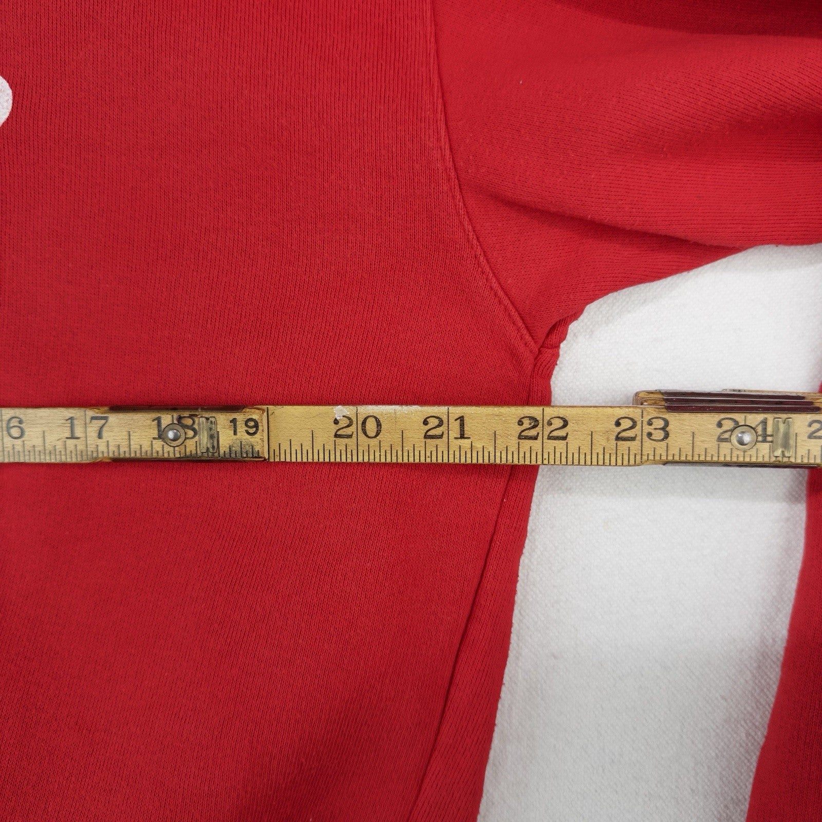 90’s Vtg Lotto Big Logo Red Crewneck Sweatshirt Men’s XL  (44) Made In Italy