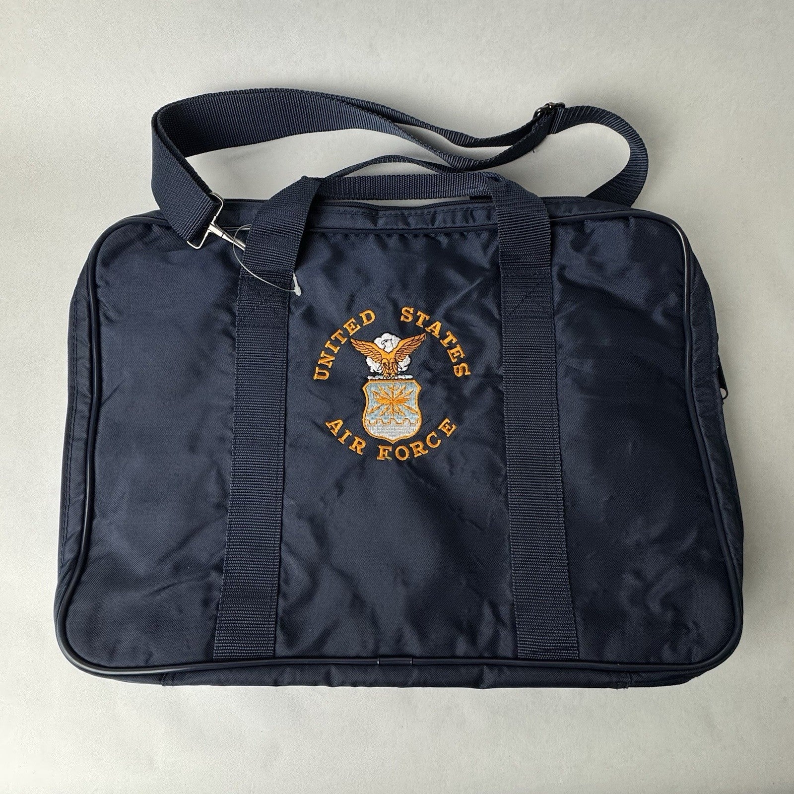 United States Air Force Laptop Carryall Luggage Bag Canvas Embroidered 18”x3x14”
