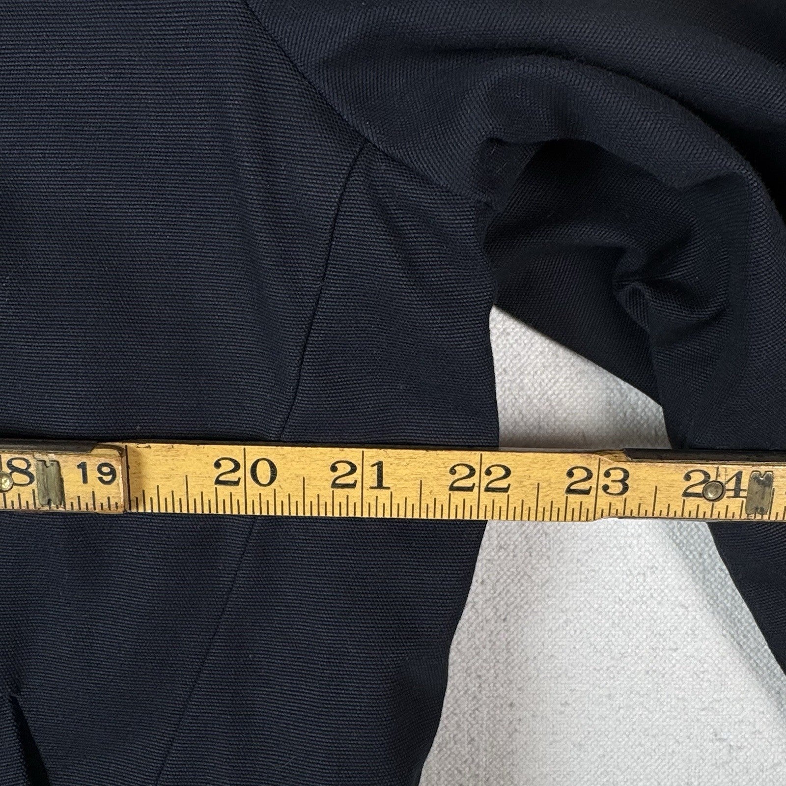 Banana Republic Men's Large Batted Navy Heavyweight Zip Up Bomber Jacket