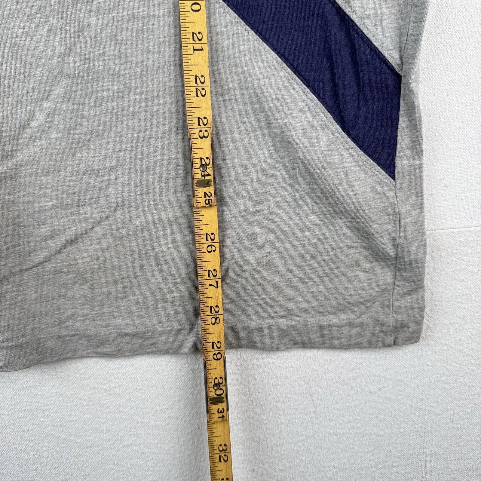 90’s Vtg Polo Sport Ralph Lauren P Stripe Ringer Tank Top Shirt Men’s Large Gray