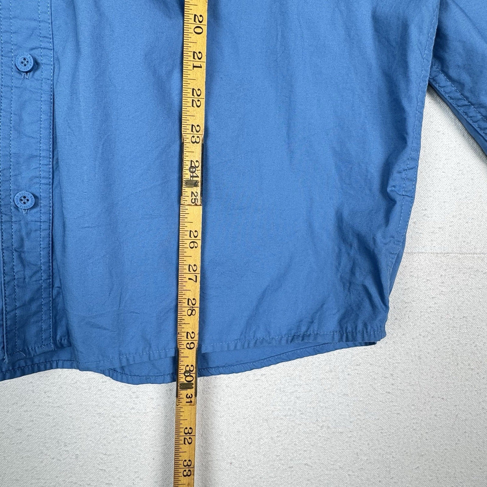 Vintage BMW Offroad Academy X Eddie Bauer Men’s L Blue Race Safari Shirt