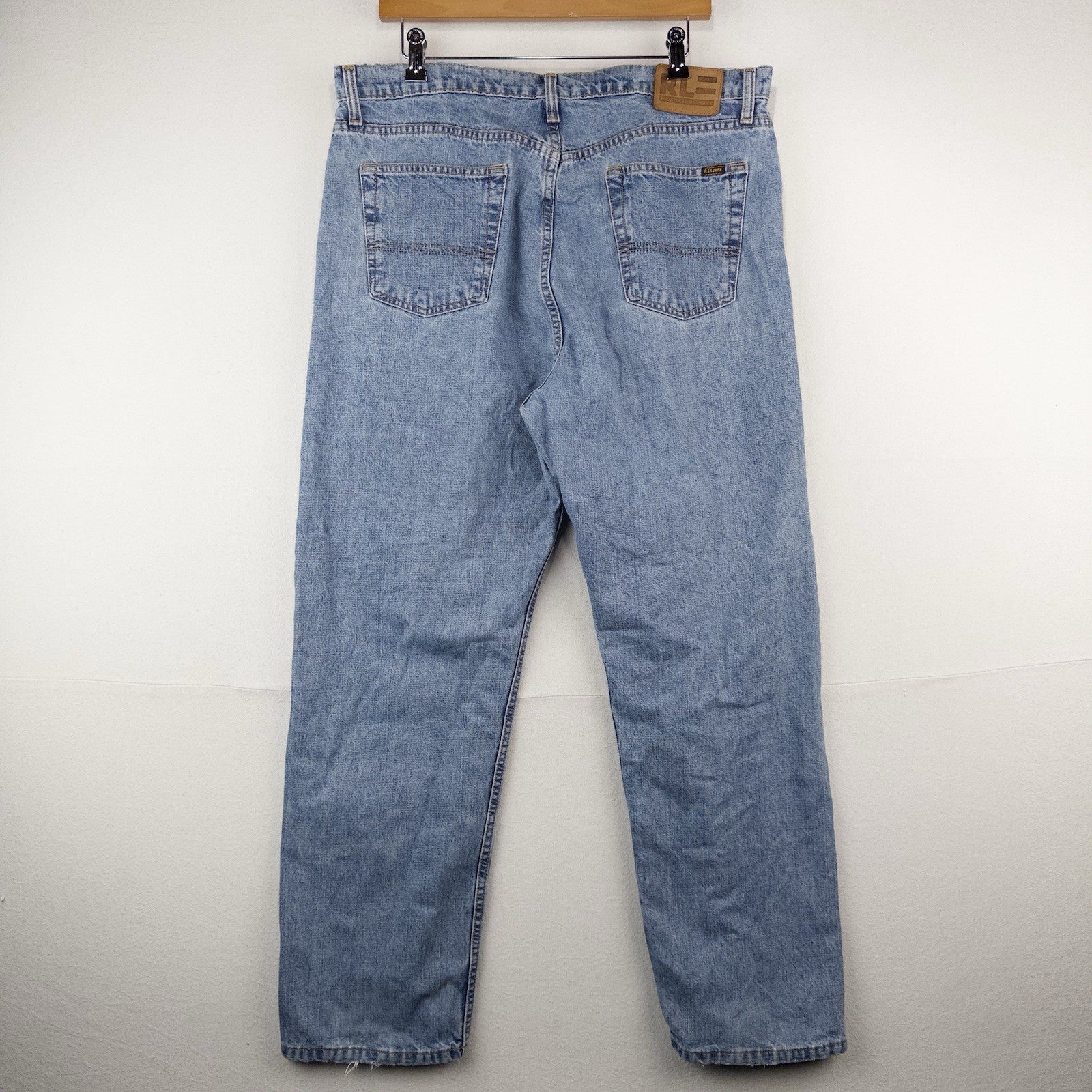 90’s Vtg Ralph Lauren Polo Jeans Co Men's 38x30 Light Acid Wash