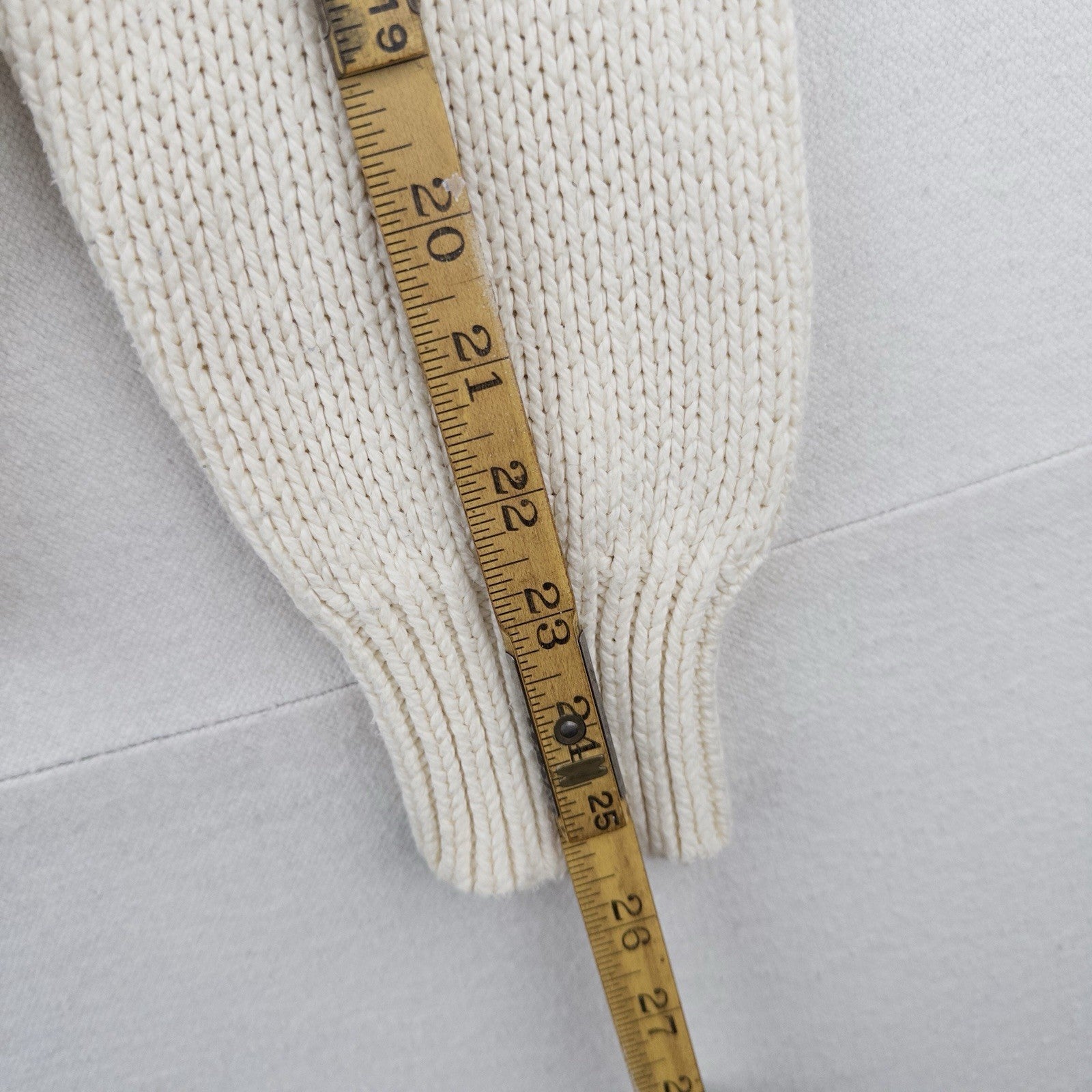 90’s Vtg Polo Ralph Lauren Turtleneck Sweater #3 Men’s M White Navy Pima Cotton