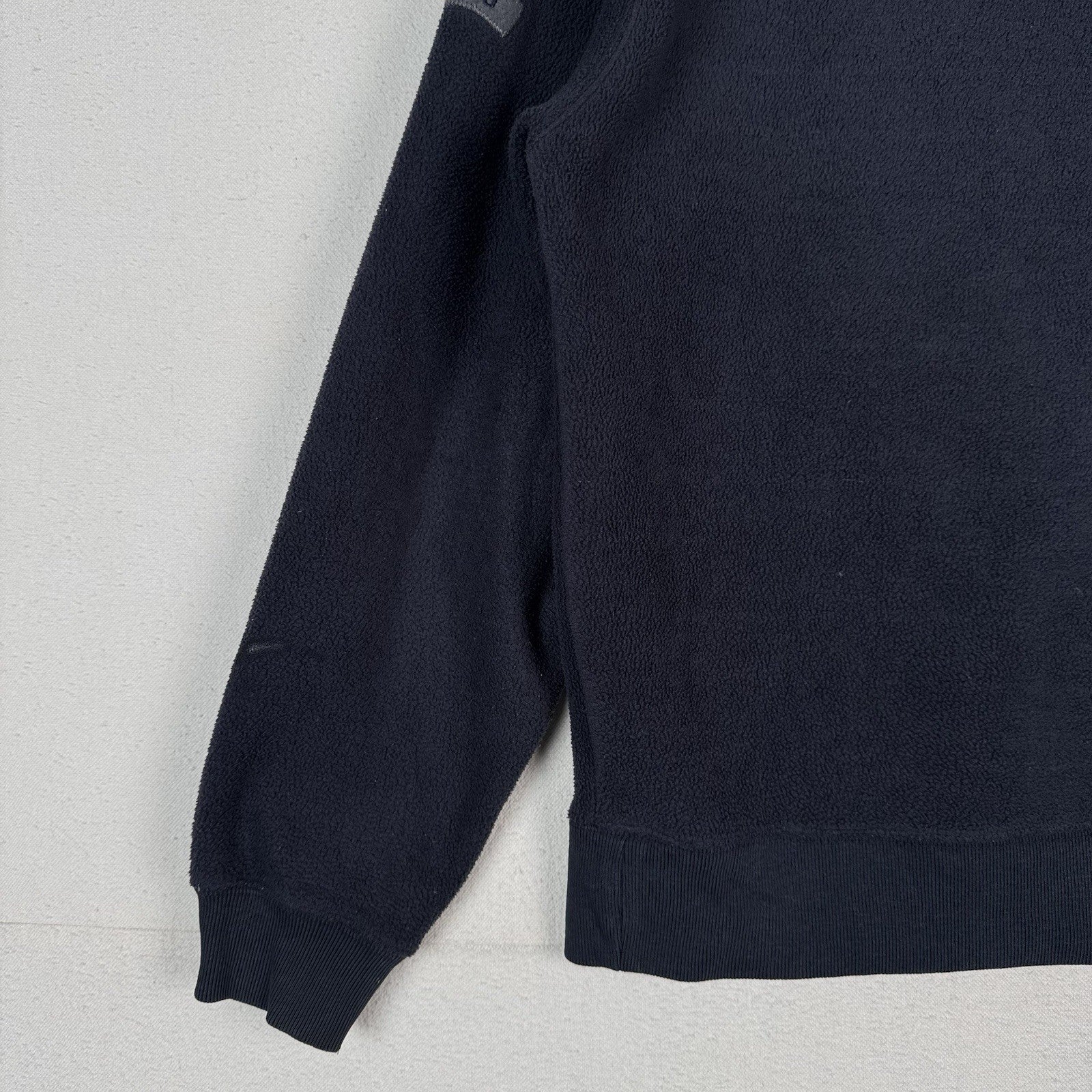 Vintage 90s Gap Fleece Hoodie Pullover Sweatshirt Men's Small Blue