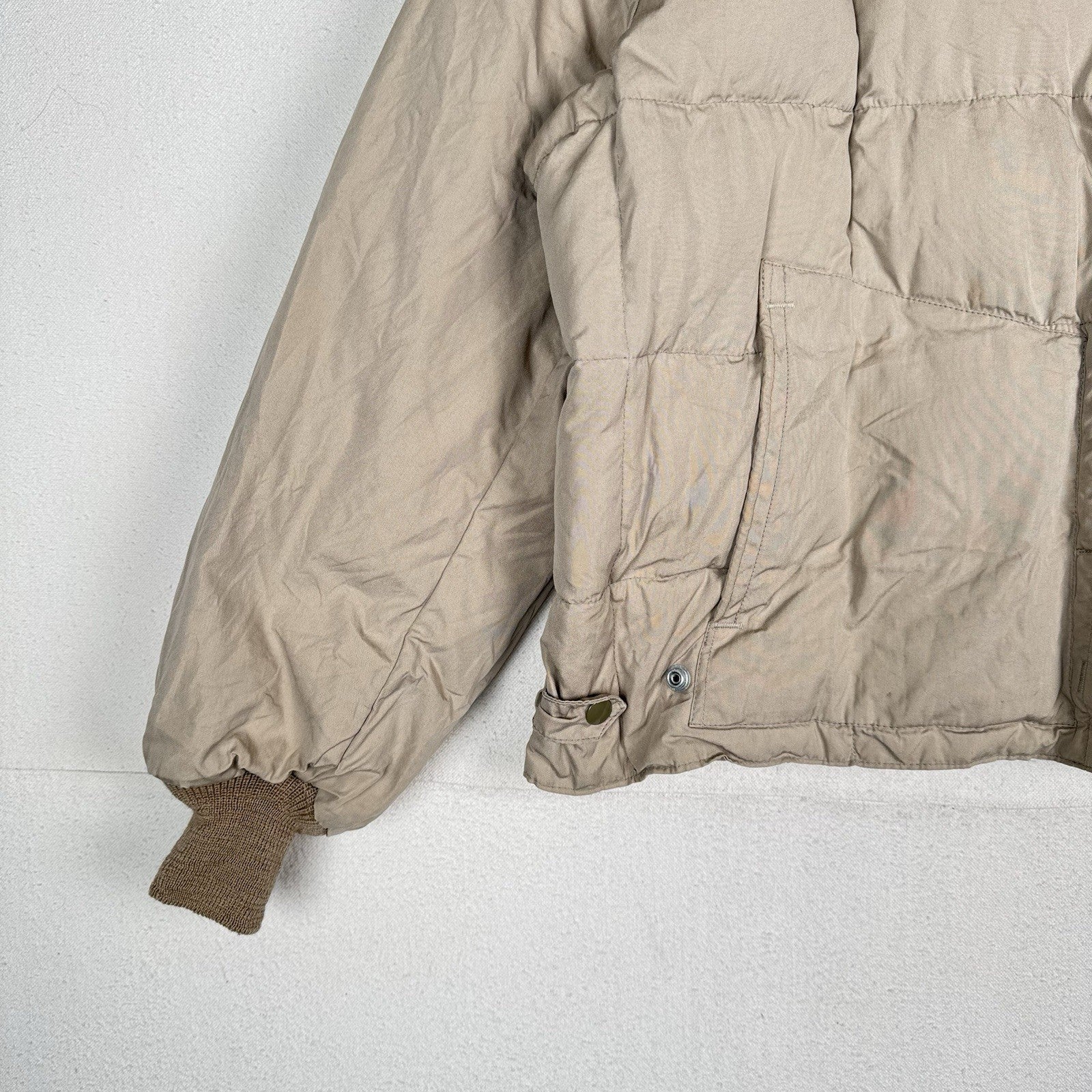 50-60’s Comfy Seattle Quilt Vintage Down Insulated Water Repellent Medium Jacket