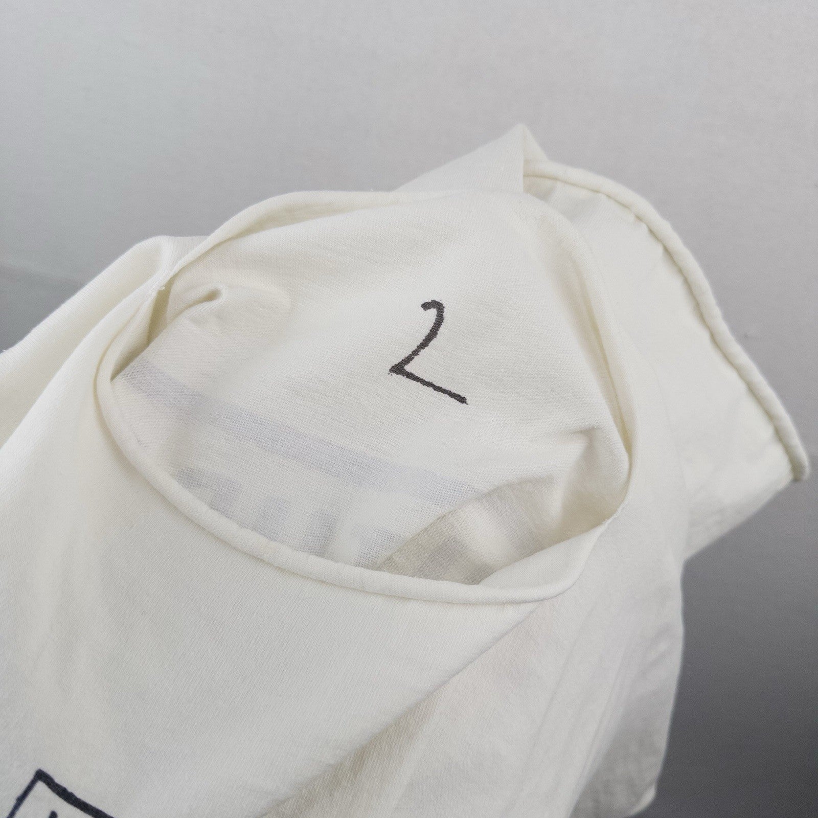 Kanye West x Yeezy Vultures White T-Shirt Size 2 Oversized Boxy Fit