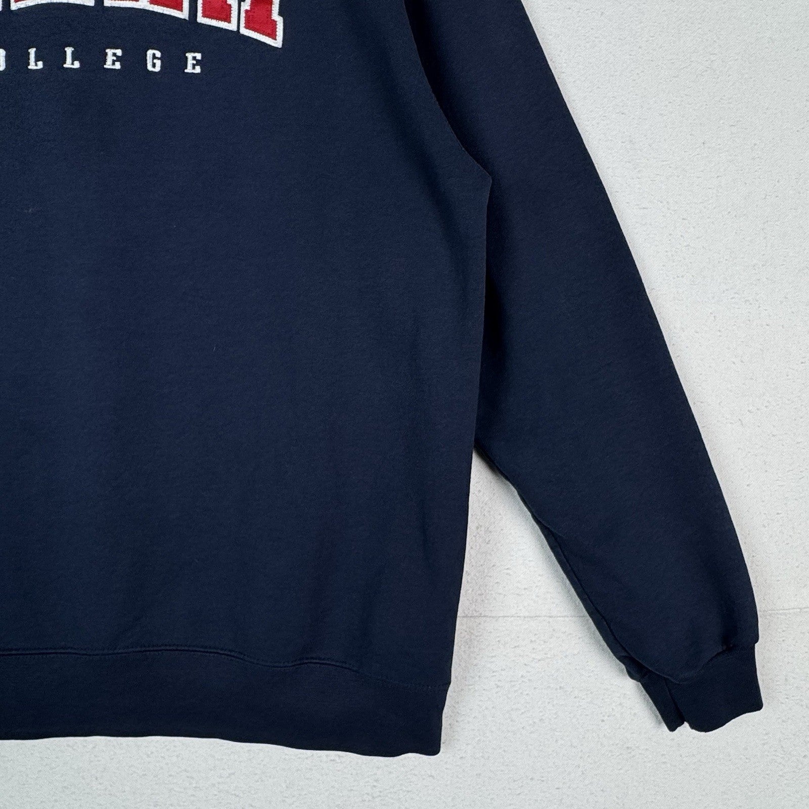 Vintage 90s Champion Hiram College Blue Sweatshirt Crewneck Embroidered XL *Read