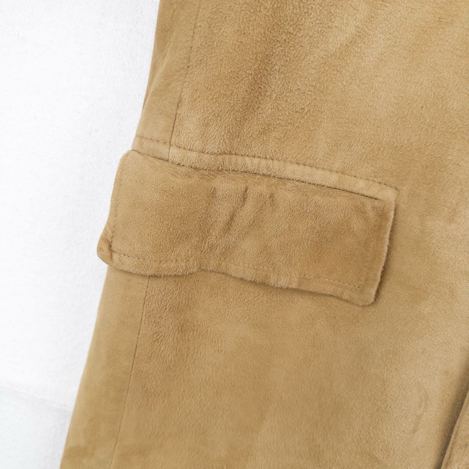 70’s Vtg M.S. McClellan Mens 36 Leather Suede Sport Coat Jacket Camel Tan *Read