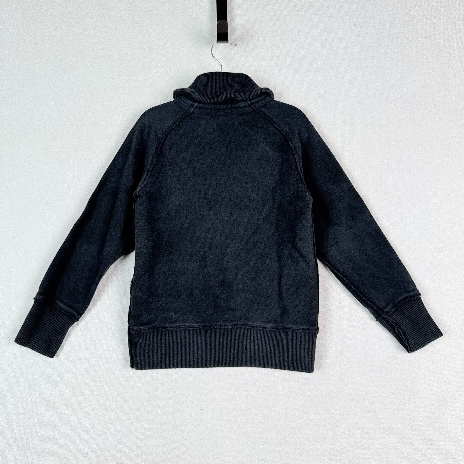 Vintage Polo Ralph Lauren Boys Shawl Collar Sweater Small 8-10 Black Classic