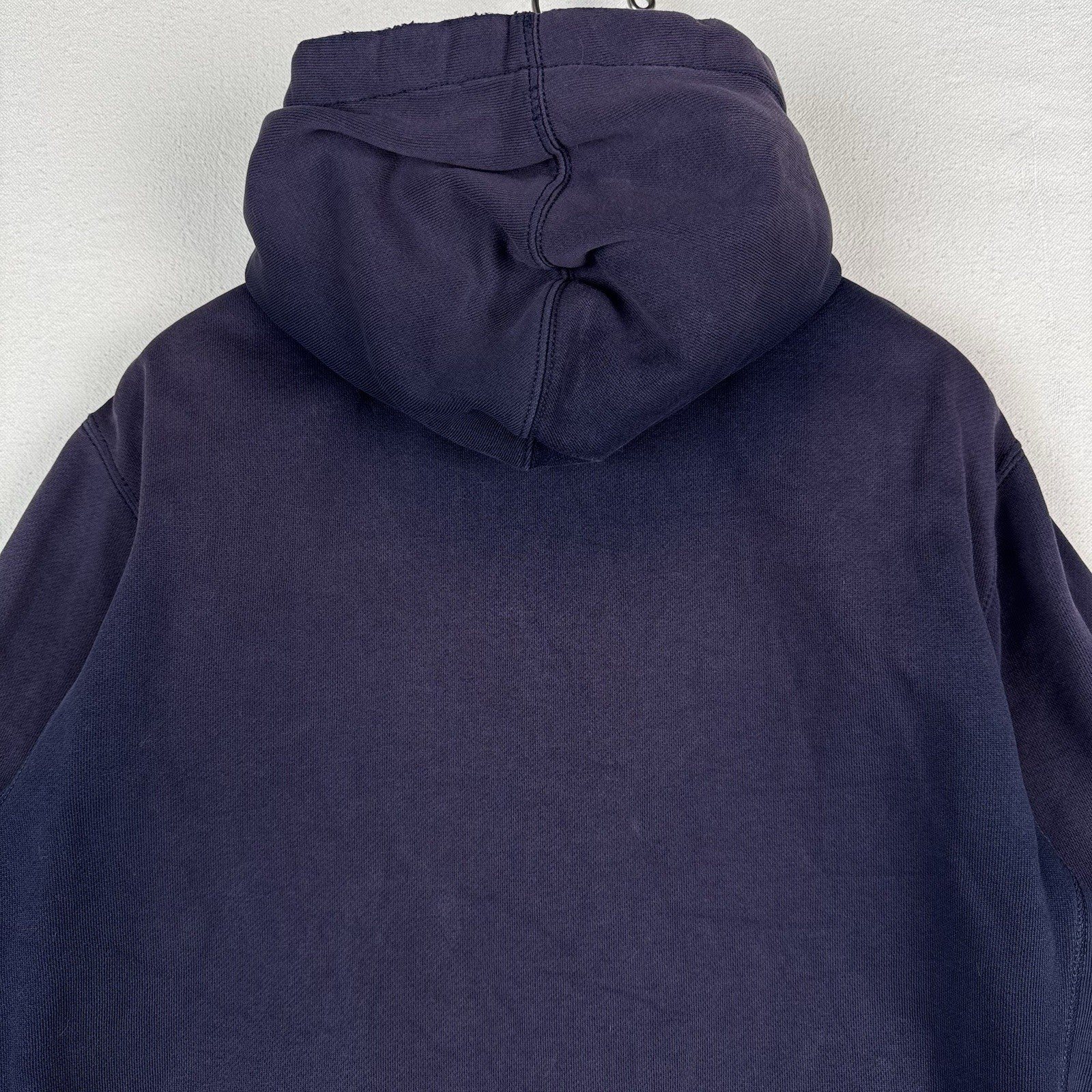 Vtg Polo Ralph Lauren Full Zip Men’s XL Thermal Hoodie Blue *Sunfaded/Distressed