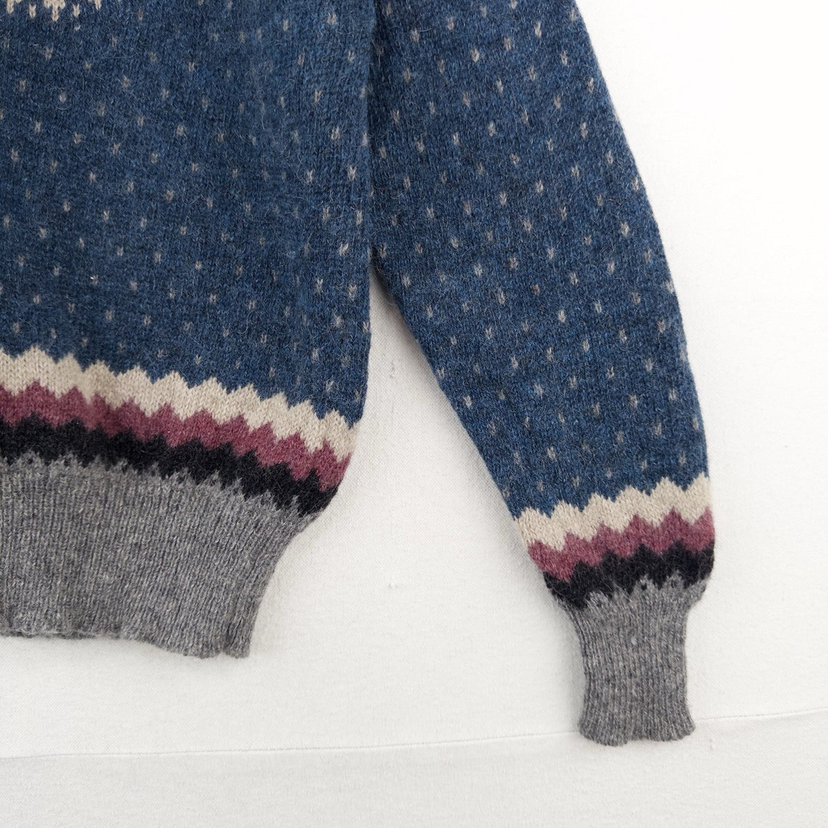 90’s Vtg Woolrich Knit Sweater Wool Mohair Blend Fair Isle Men’s Medium