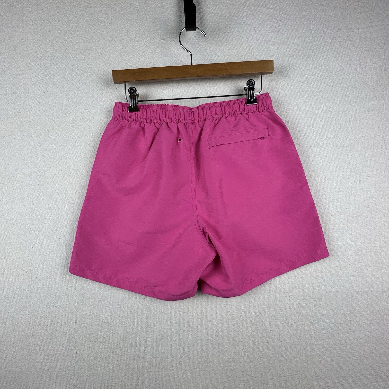 Calvin Klein Swimwear Men's Size Small Solid Pink Built-In Briefs Shorts