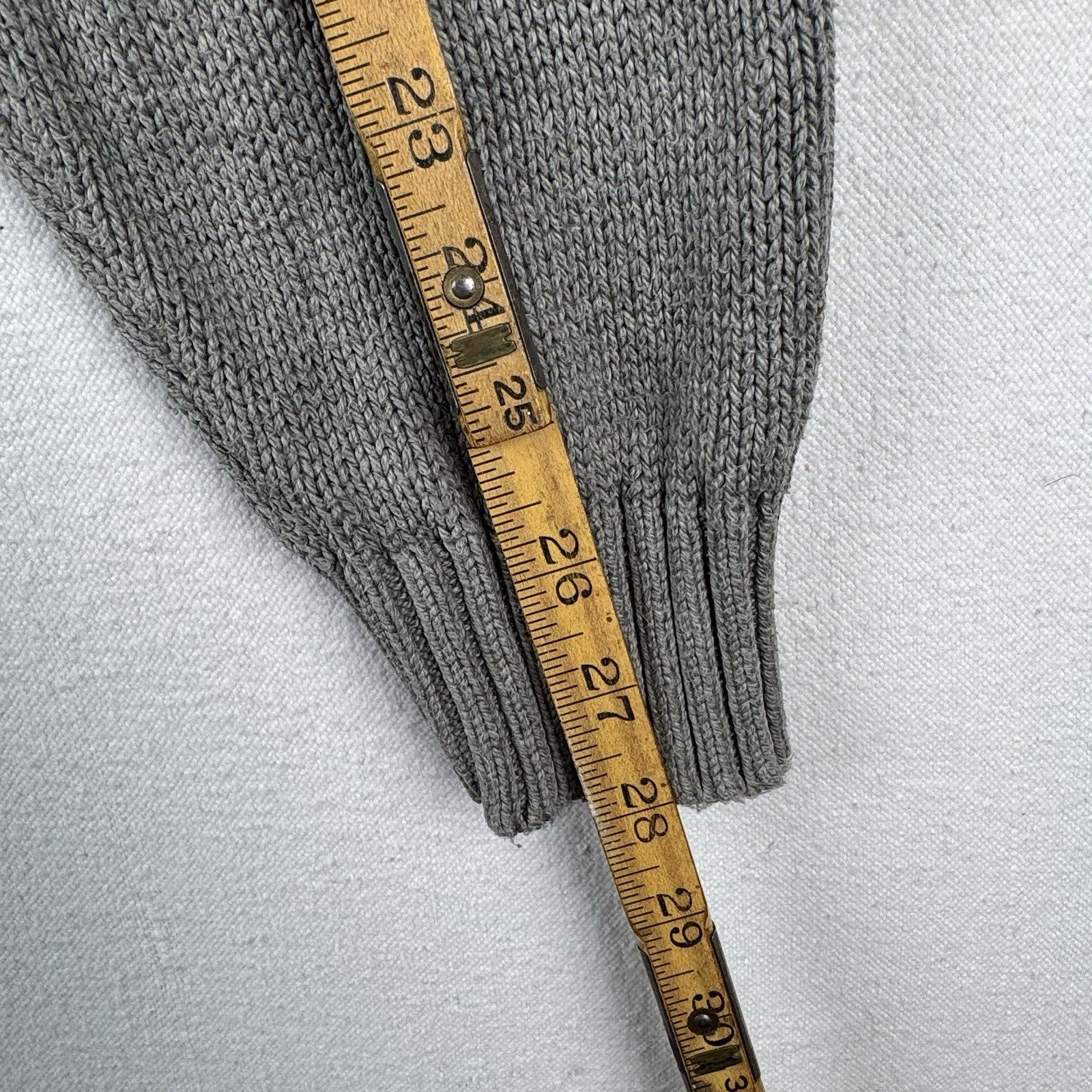 90’s Vintage Polo Ralph Lauren Knit Sweater Men’s XL Gray Pima Cotton Crewneck