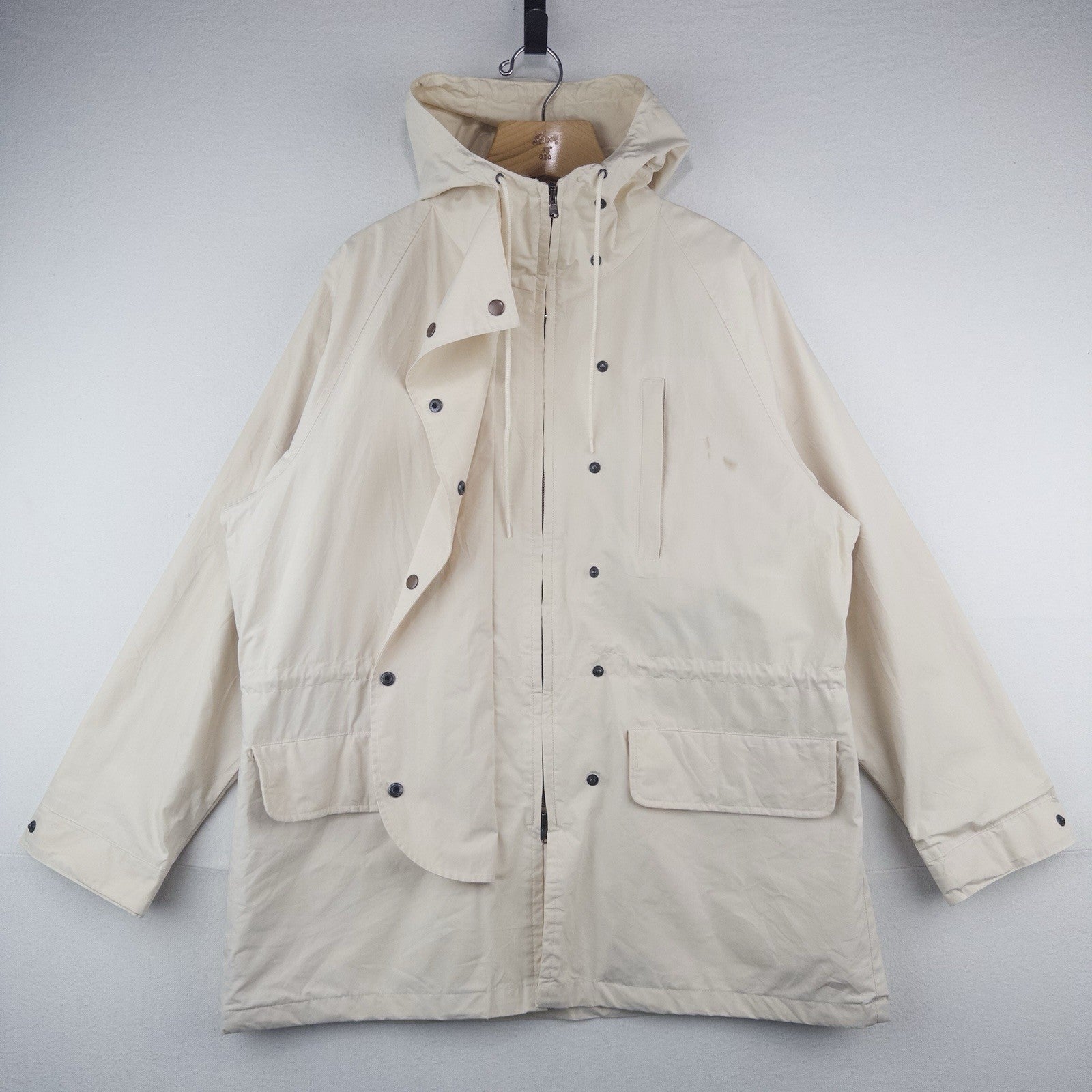 90’s Vtg Polo Ralph Lauren Swedish M62 Sailing Deck Jacket Men’s M Cream