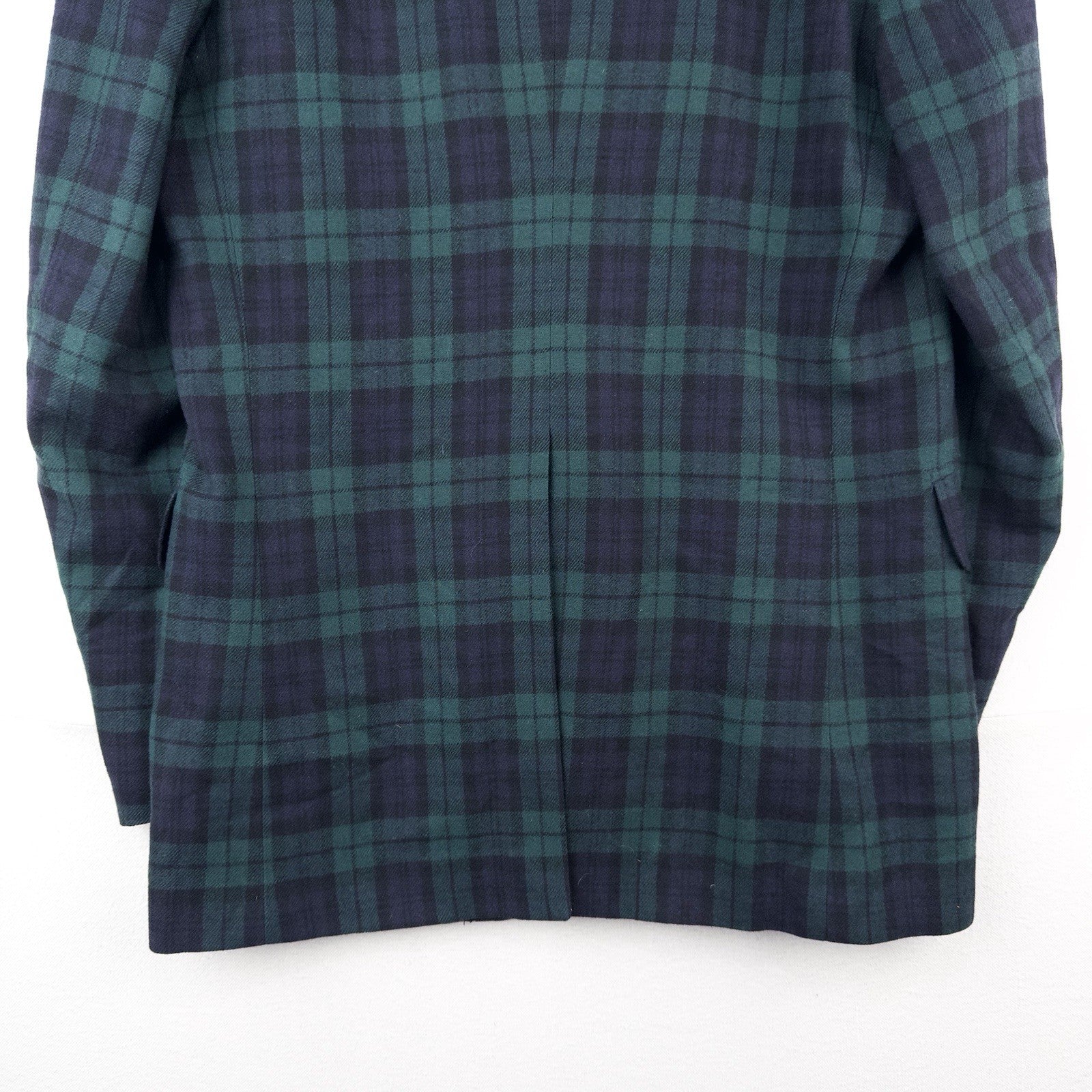 70’s Pendleton Black Watch Plaid Wool Blazer 42L Green Blue 2-Button Jacket USA