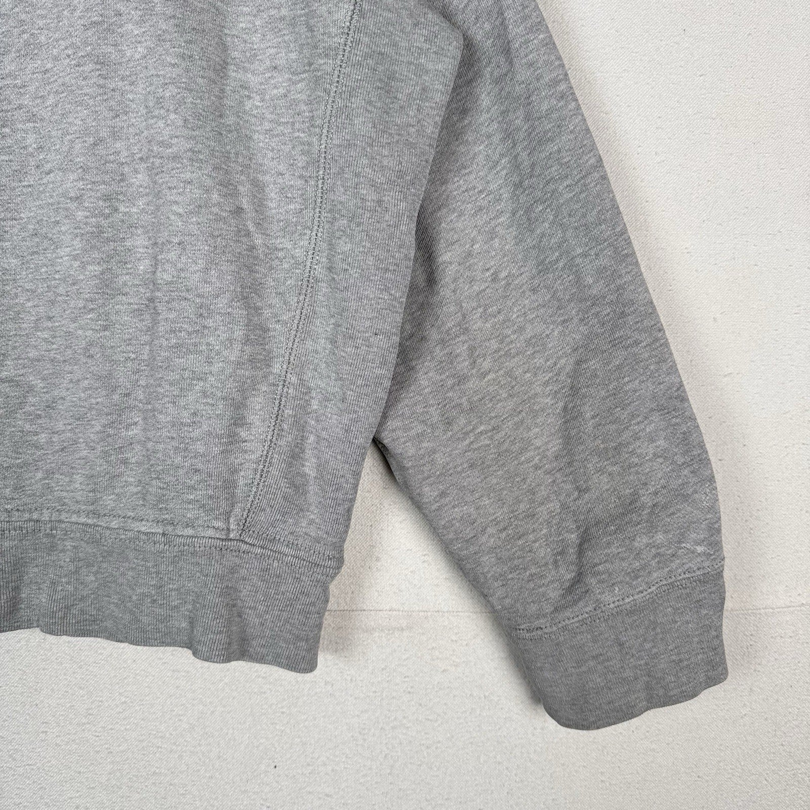 Vtg Polo Ralph Lauren Thermal Hoodie Men’s 2XL Full Zip Gray Sweatshirt *Read