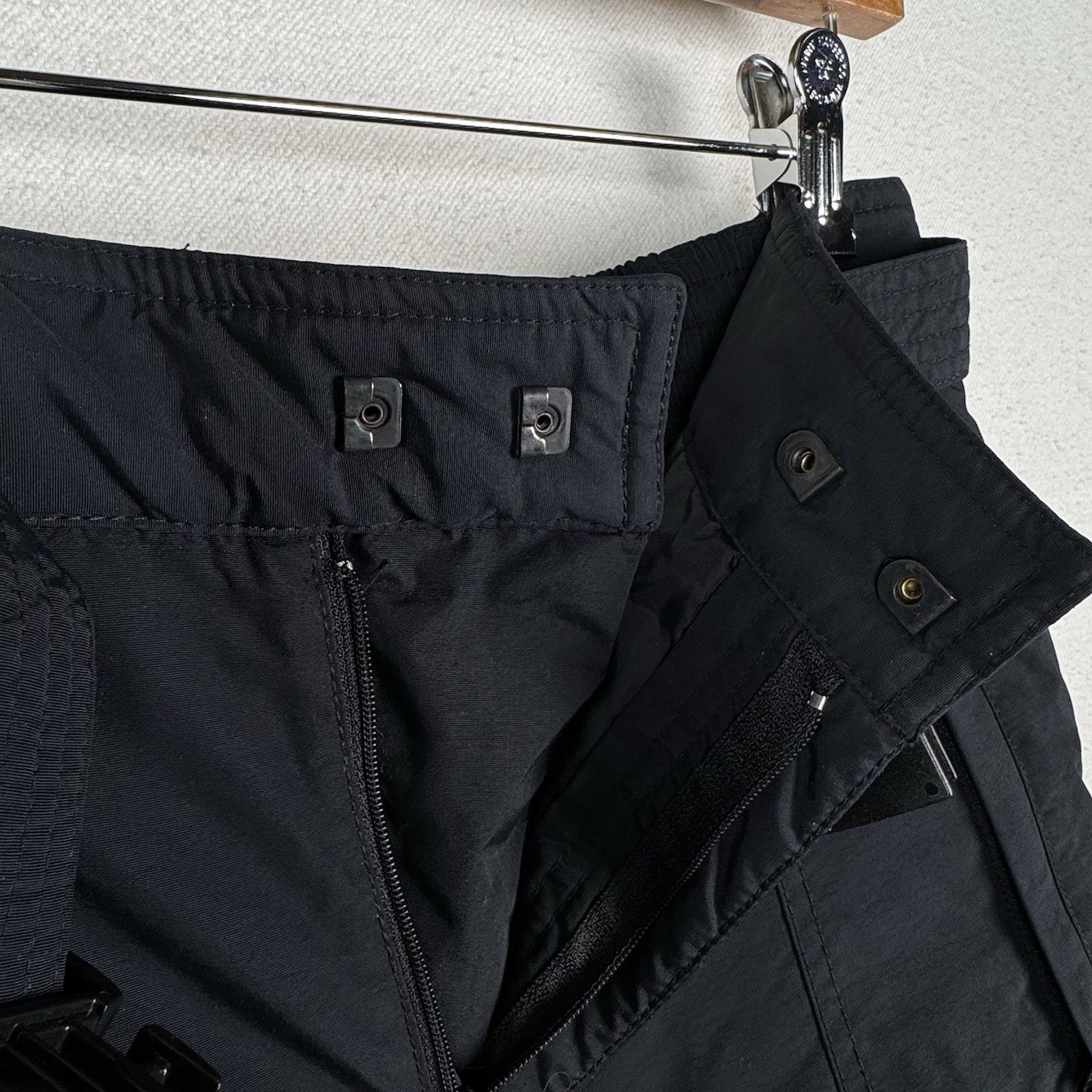 Columbia Women’s Medium Snow Ski Pants Belted Stretch Pocket Insulated Black