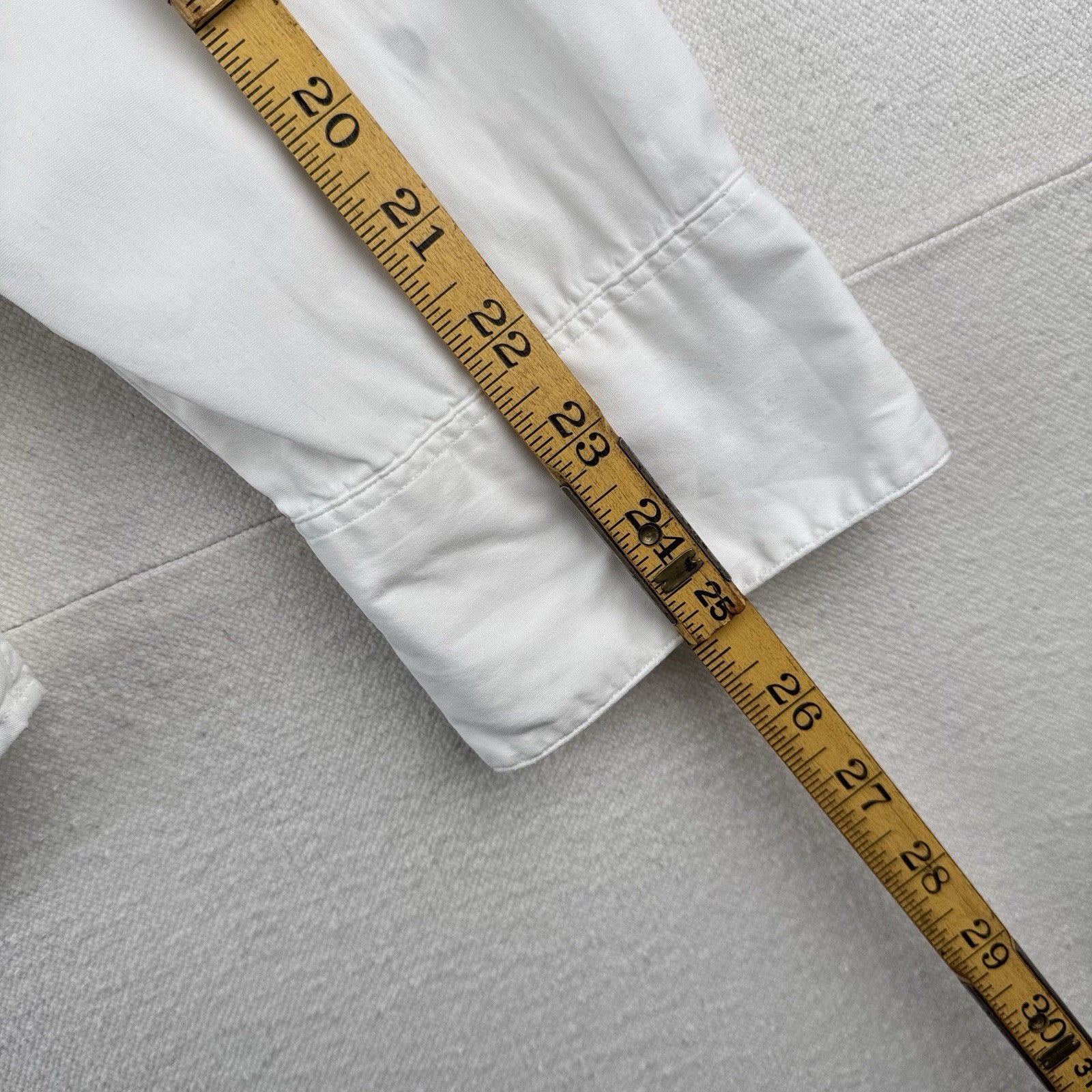 90’s Vintage Polo Ralph Lauren Mens L Western Classic Fit Pearl Snap Shirt Ivory
