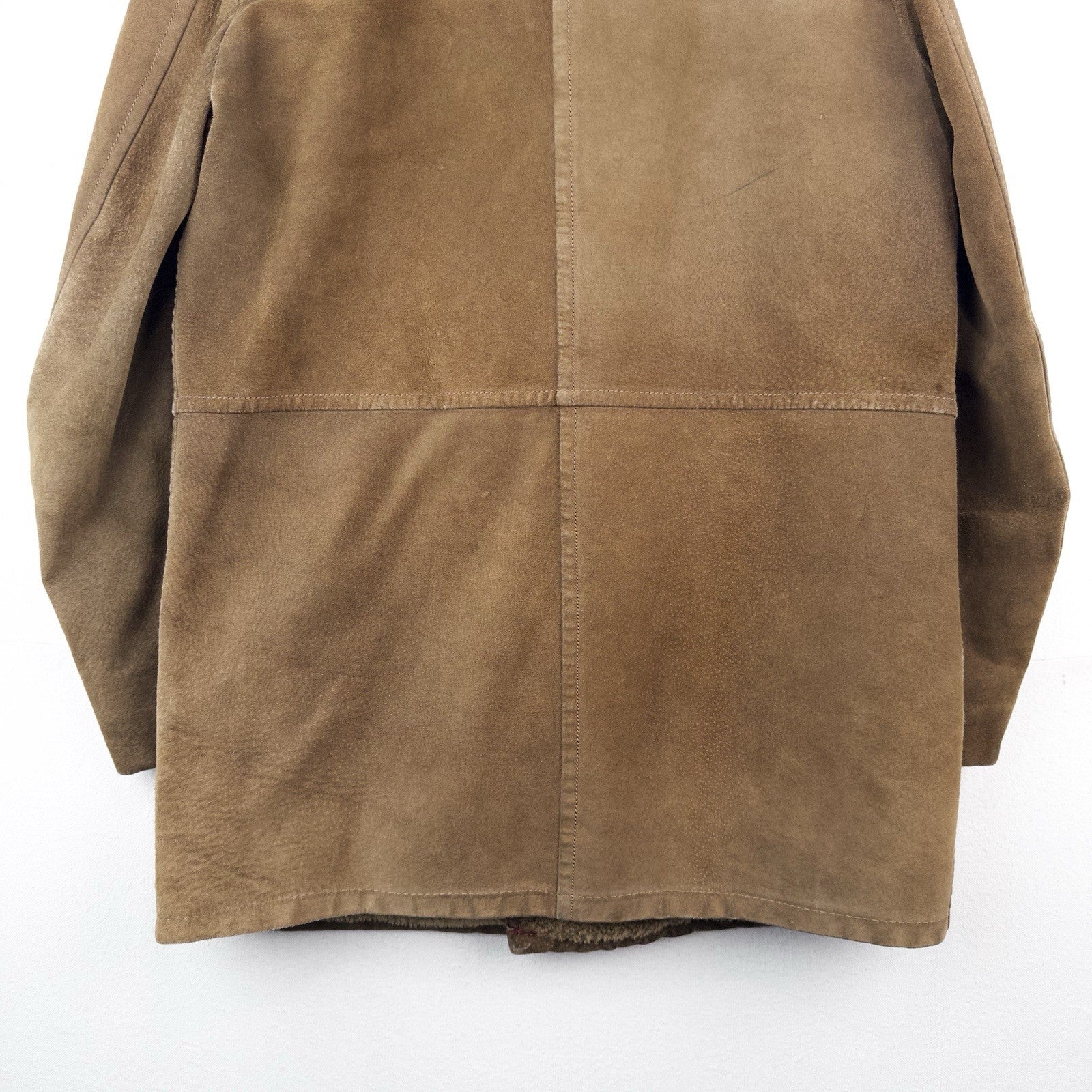 60’s Vtg Lakeland Suede Shearling Rancher Jacket Sherpa Collar Men’s 40 Long USA