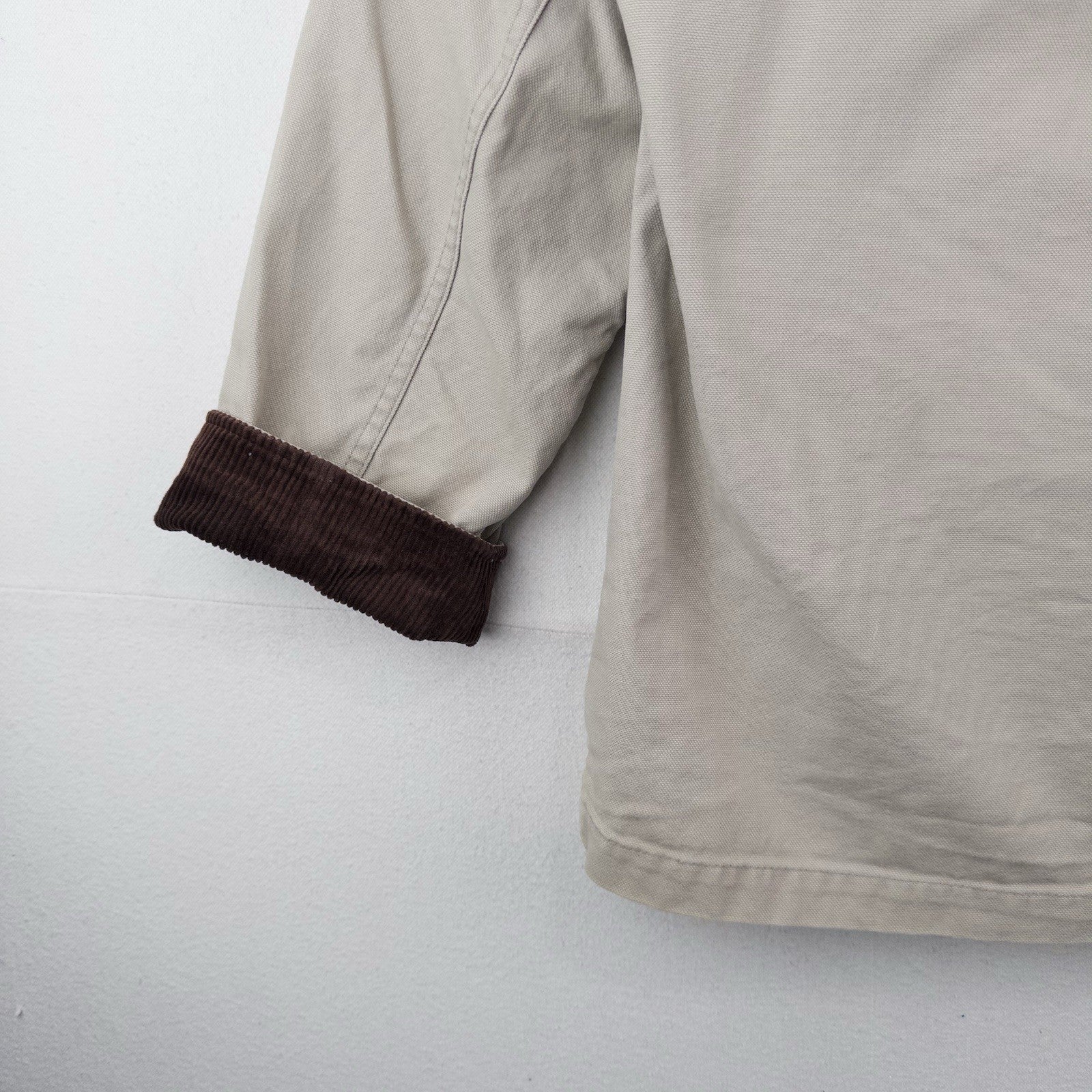 90’s Vtg J Crew Men’s M (46) Heavy Canvas Chore Field Coat Jacket Sherpa Lining