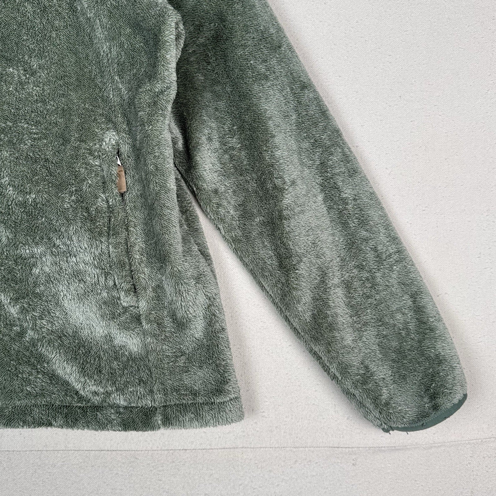 Gerry Women’s Everest Sherpa Fleece Jacket Full Zip Sea Green Large