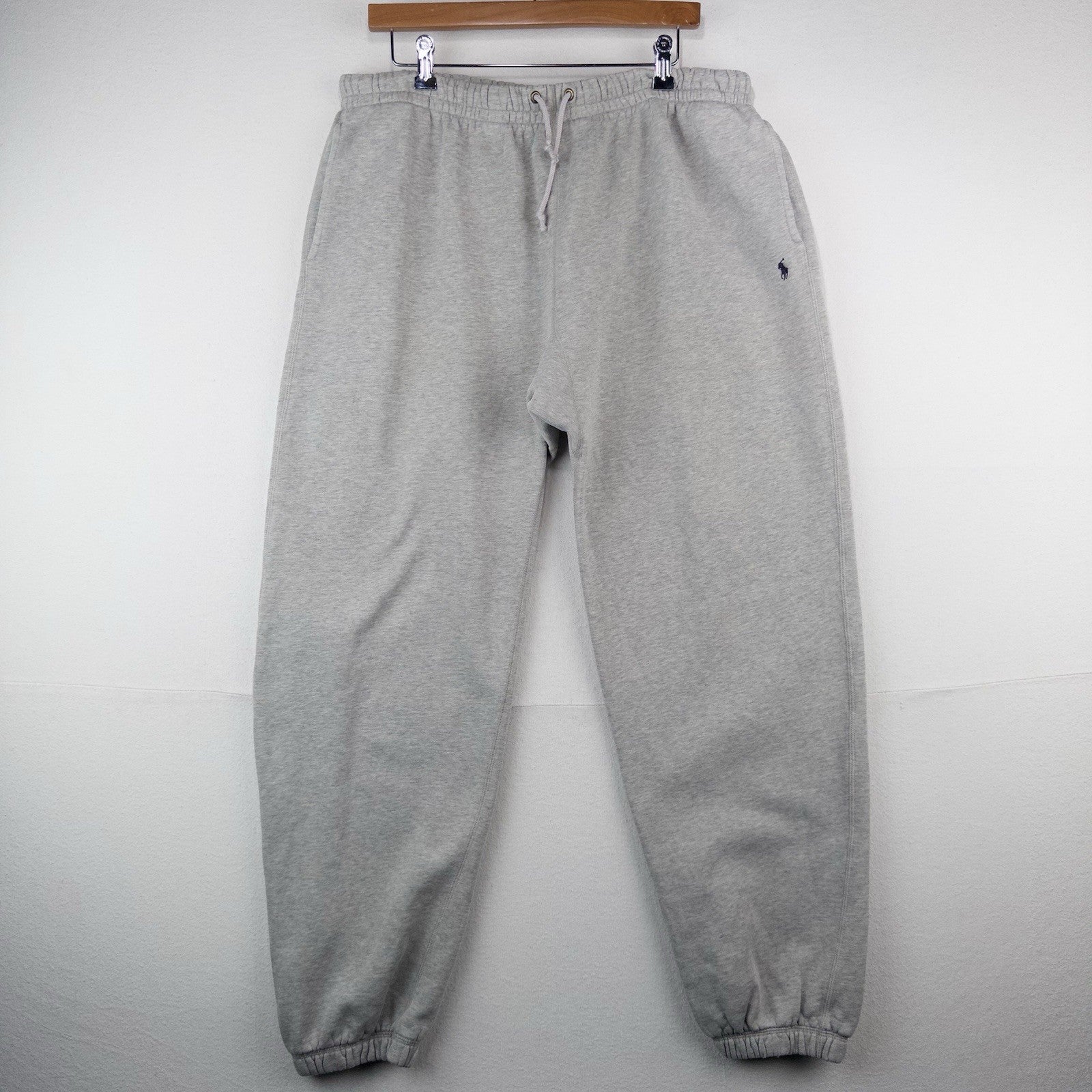 90’s Vtg Polo Ralph Lauren Men’s XL Sweatpants Jogger Pants Cotton Gray