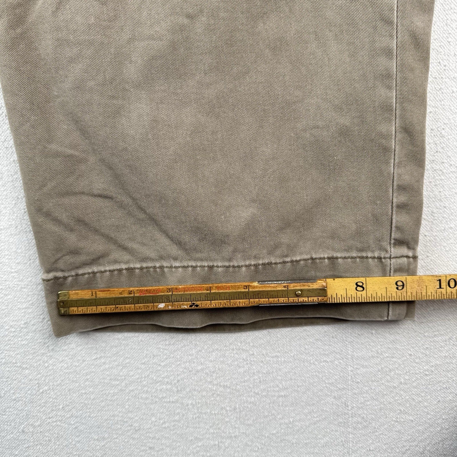 90s Vtg Polo Ralph Lauren Pants Cargo 67 Chino Mens 40x30 Brown Button Fly