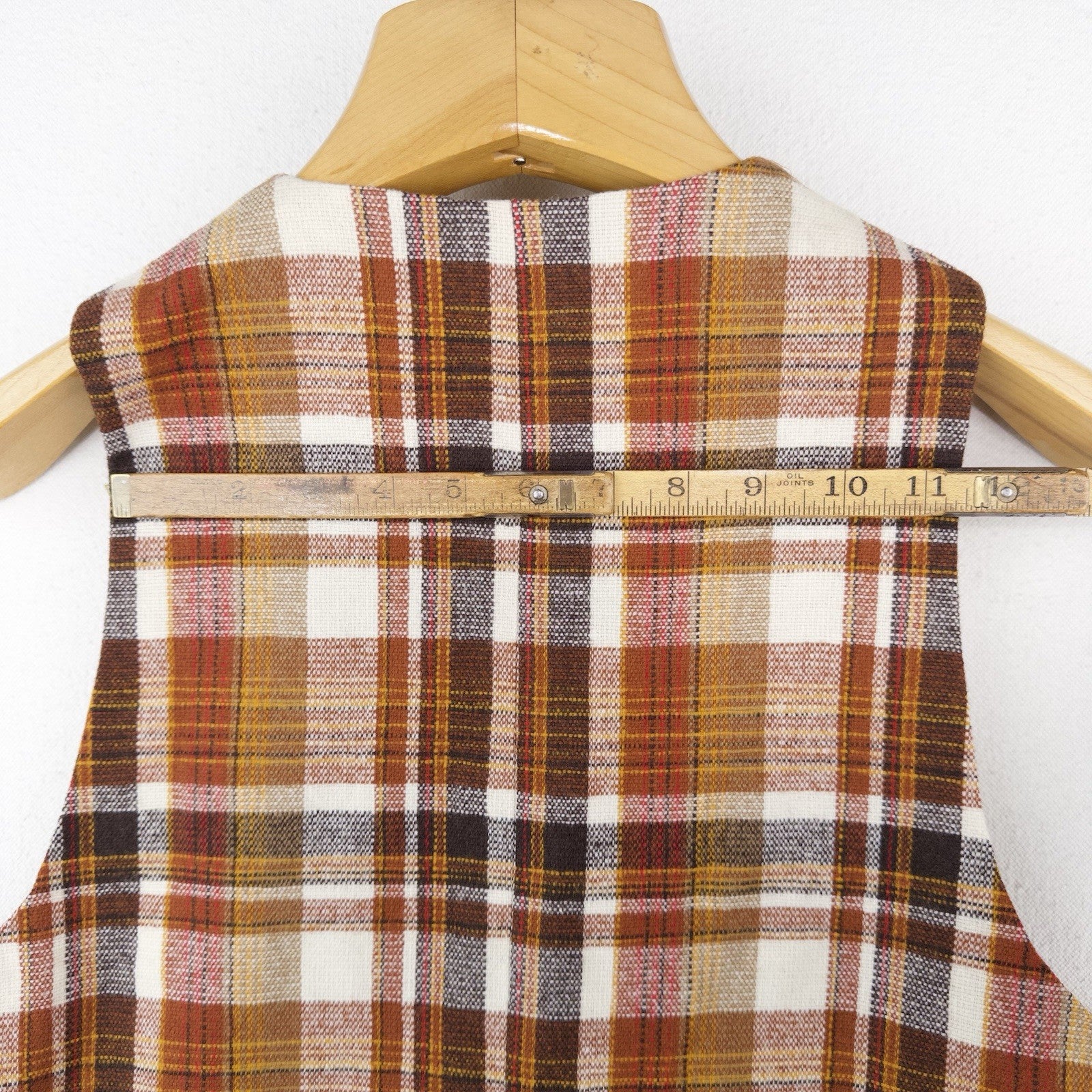 70’s Vtg Pendleton Vest Men’s 38 Medium Tartan Plaid Wool Vest Autumn Madras