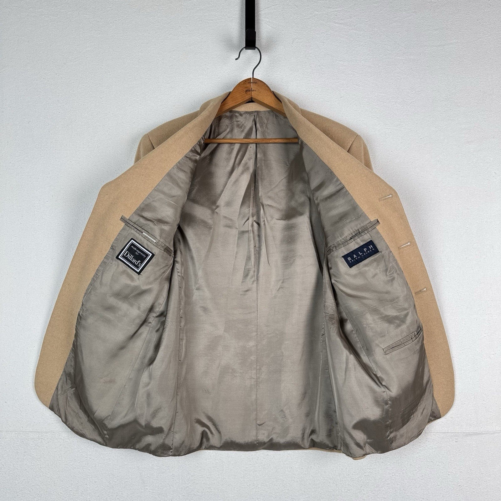 Vintage Ralph by Ralph Lauren Men’s 40R Camel Hair Sport Coat Blazer Tan