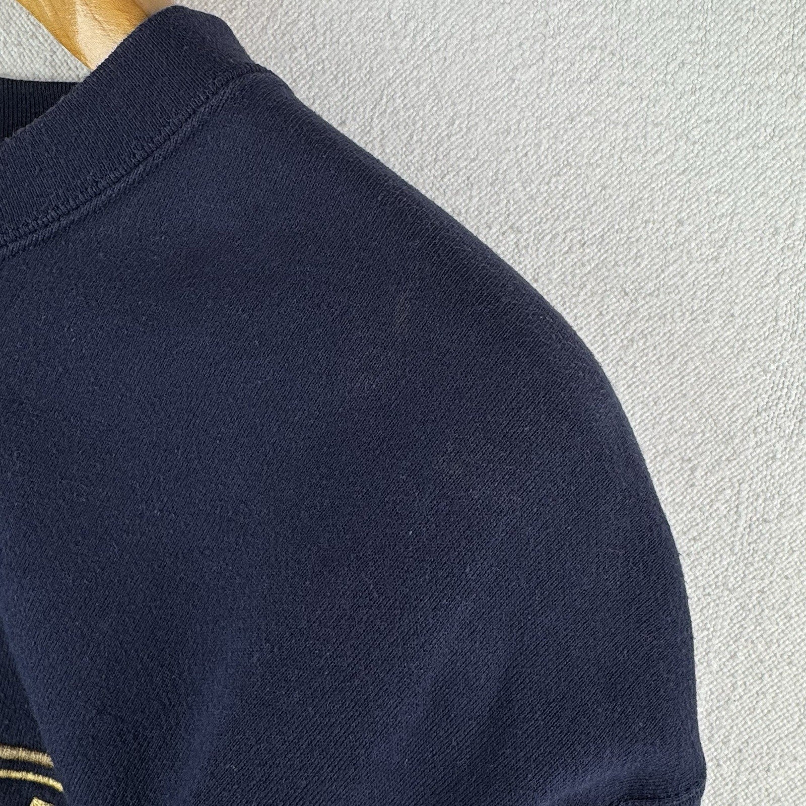 90’s Vtg JanSport Univ Notre Dame Alumni Crew  Embroidered Sweatshirt L Blue