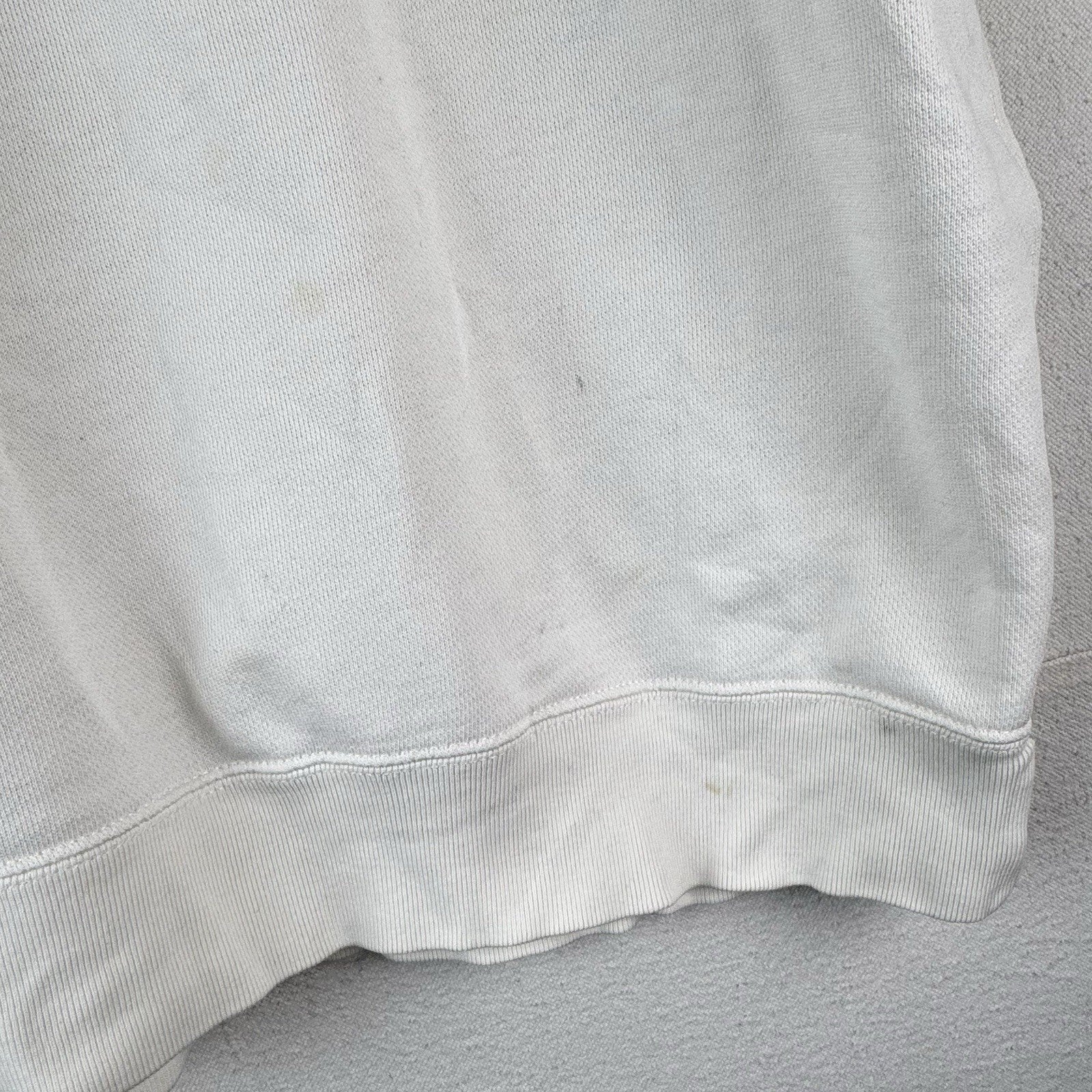 Vtg Polo Sport Ralph Lauren Men’s XL White Short Sleeve 1/4 Zip Sweatshirt *Read