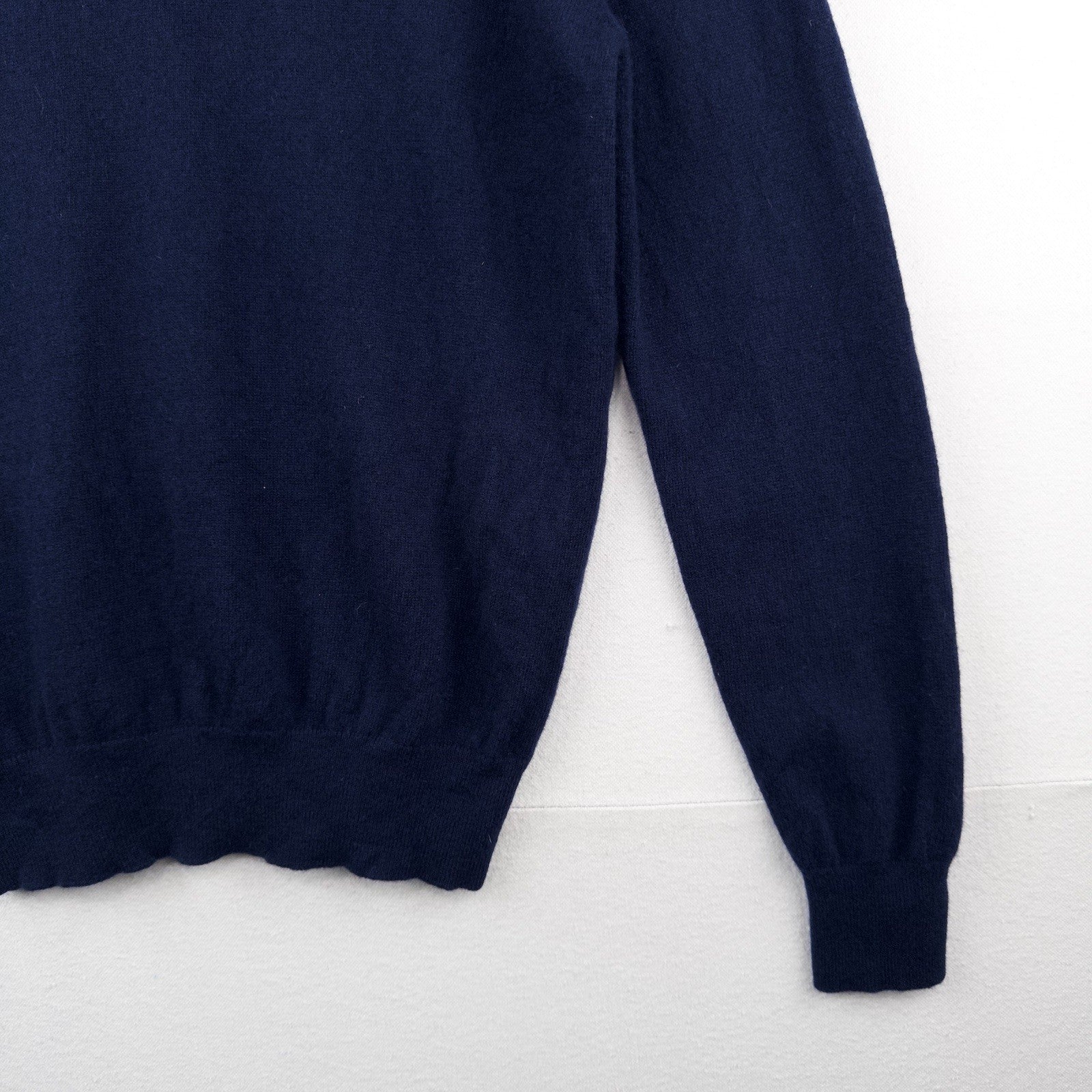 United Colors of Benetton Men’s M Blue Cashmere Turtleneck Sweater