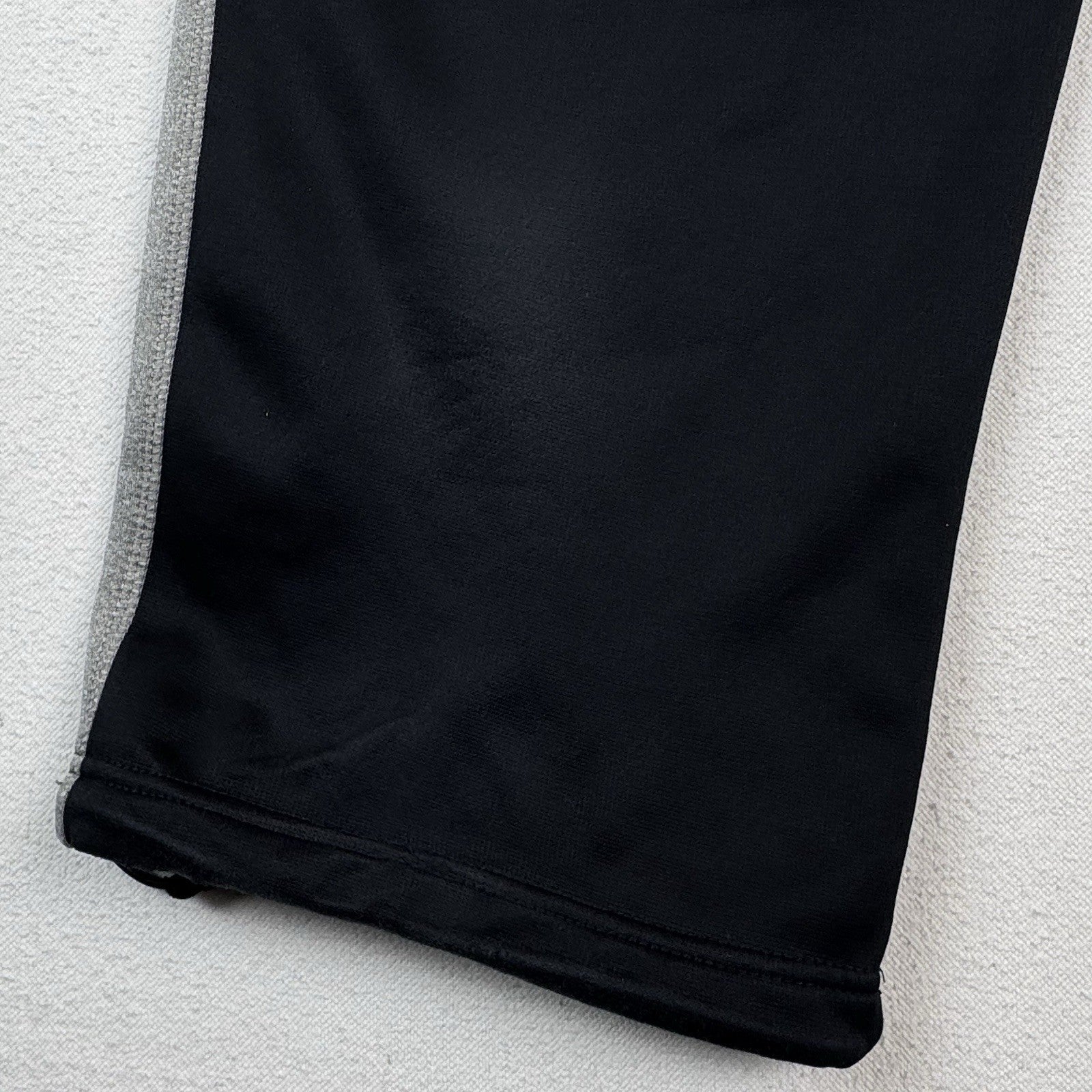 Nike Sweatpants Mens Large Black Gray Thermafit Fleece Ankle Cinch Swoosh Logo