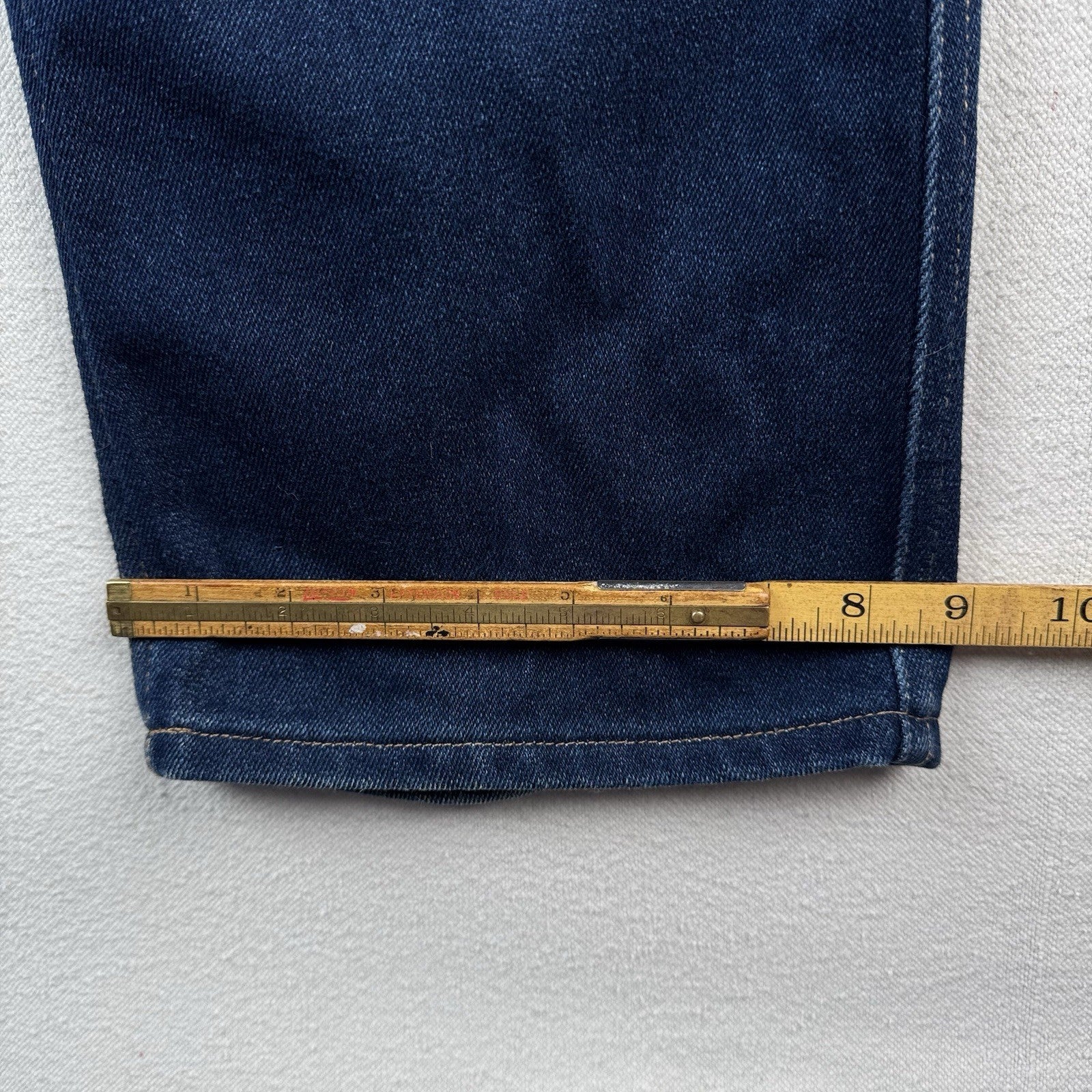70's Vtg Levi's Blue Tab Bootcut 9" Jeans For Men with a Skosh More 34x30