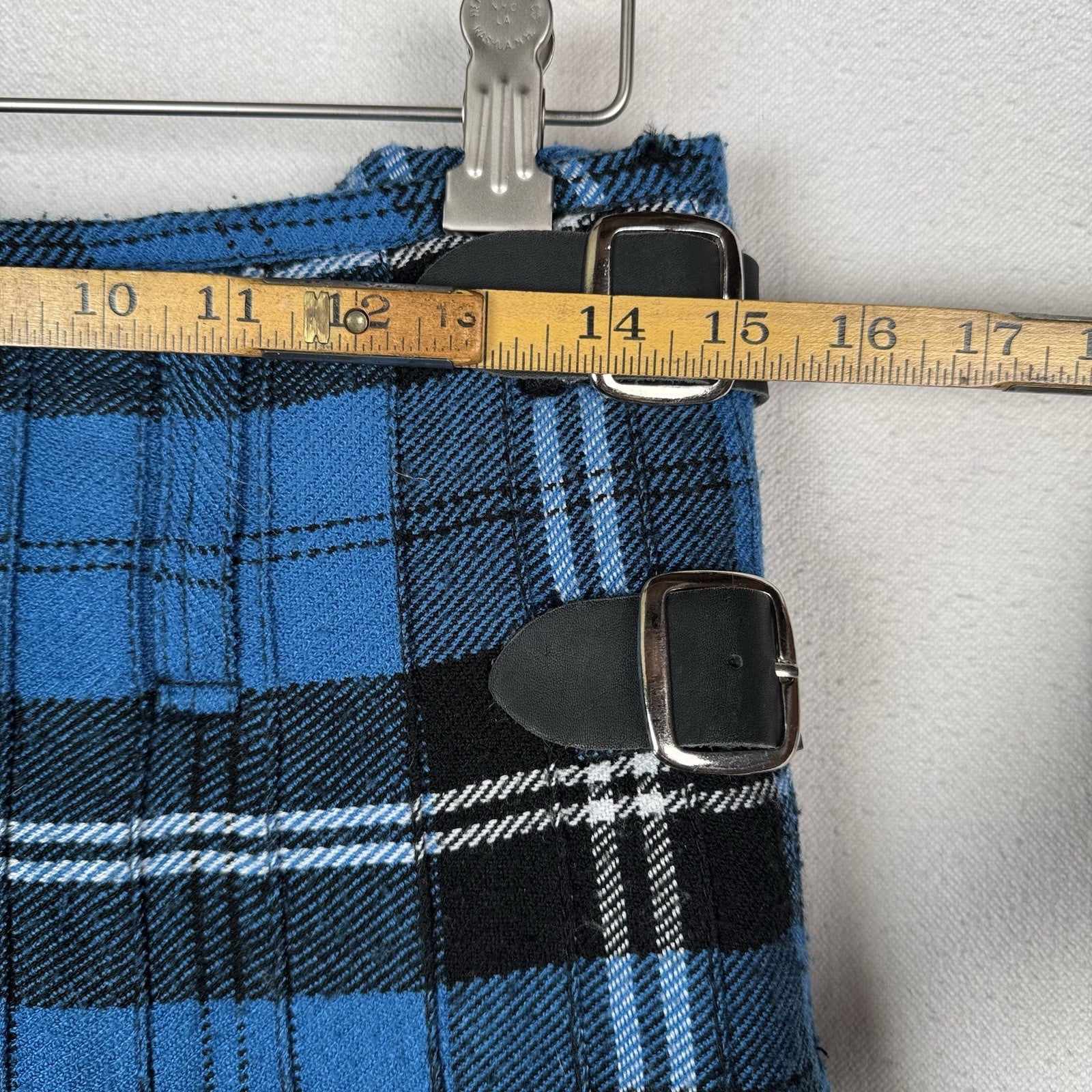 (Lot Of 2) Celtic Pro By Allsafe Traders Men’s Tartan Kilts Small (28) Blue/Red