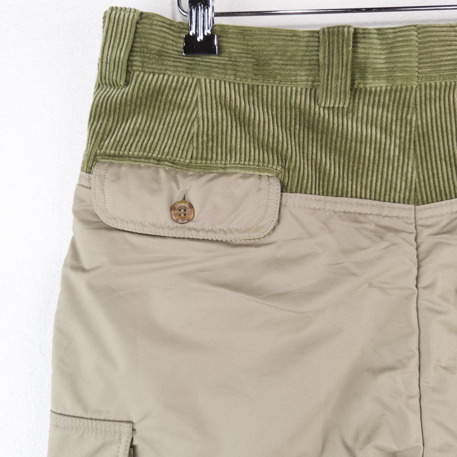 90’s Vtg Beretta Green Italian Corduroy Patchwork Hunting Pants Men’s 34x27 (52)
