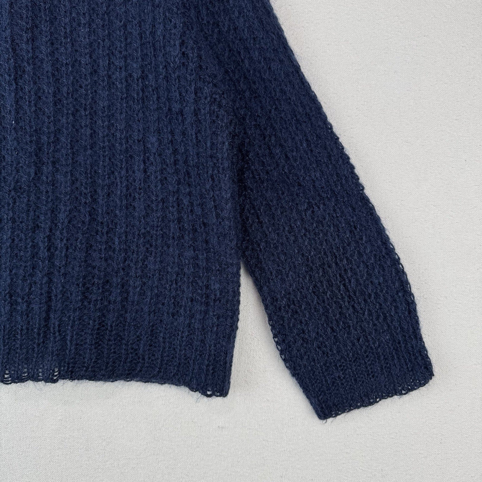 60’s Vintage Evan-Picone Women’s Small Mohair Cardigan Sweater Fuzzy 20x21