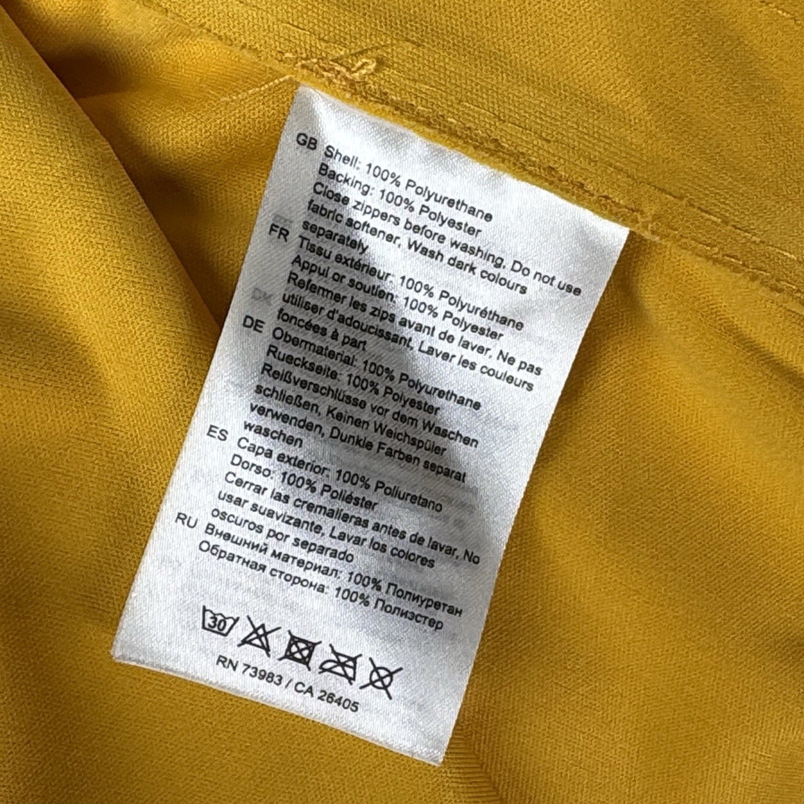 Helly Hansen Jacket Mens Extra Large XL Yellow Coat Rain Hooded Parka PVC