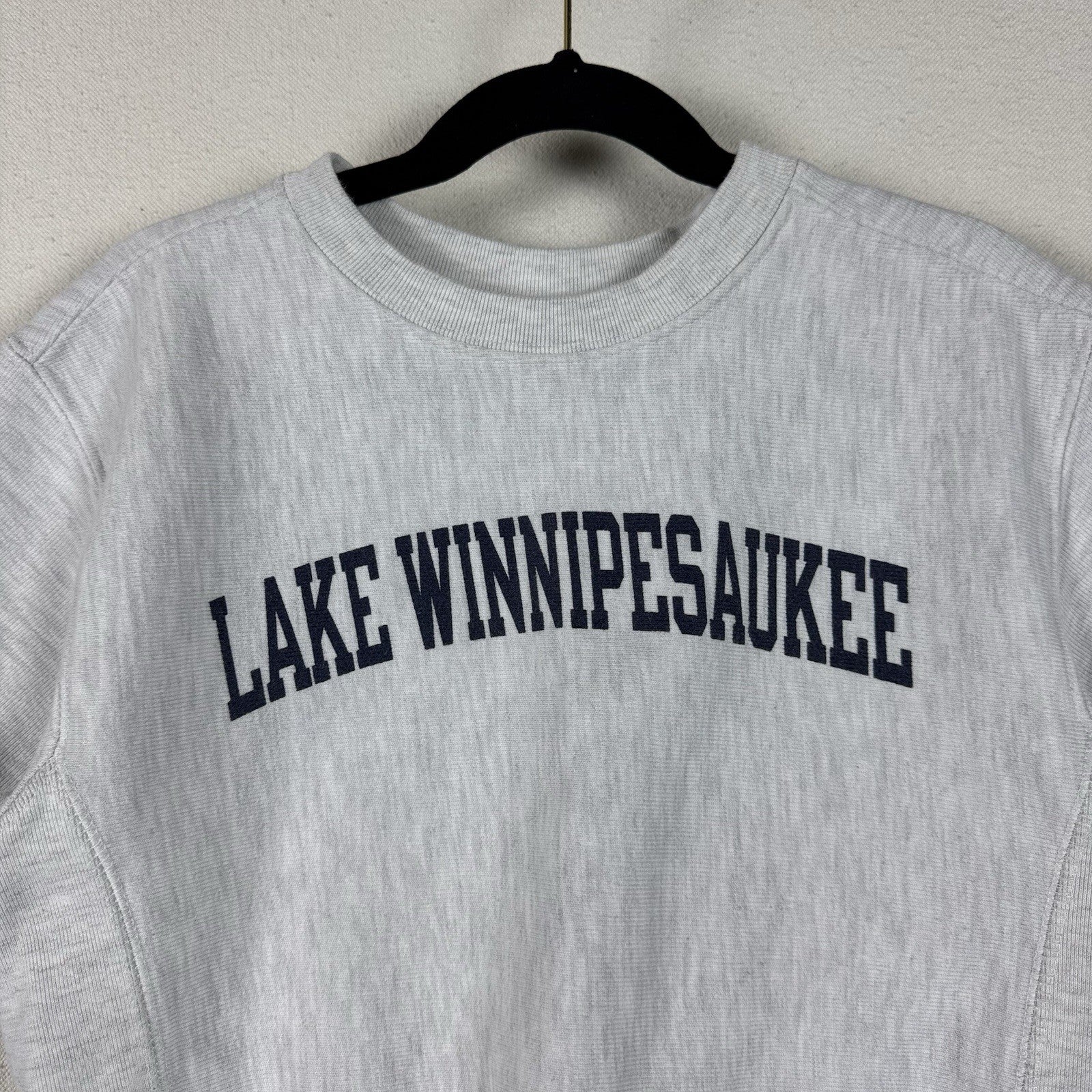 Champion Reverse Weave Lake Winnipesaukee Youth 6-7 Crewneck Pullover Sweatshirt