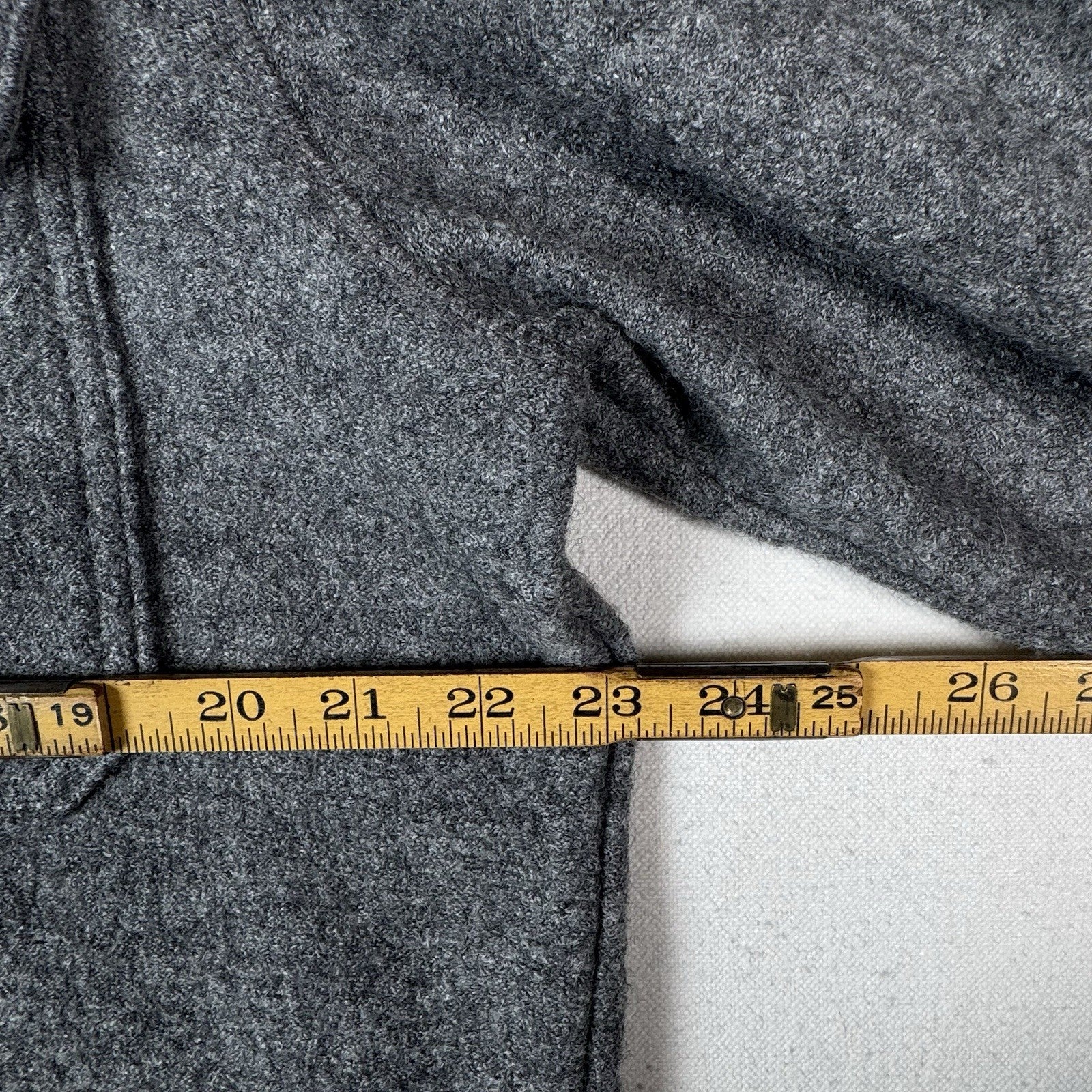 Banana Republic Wool Boucle Shirt Jacket Men’s Large Tall Gray Heather Button Up