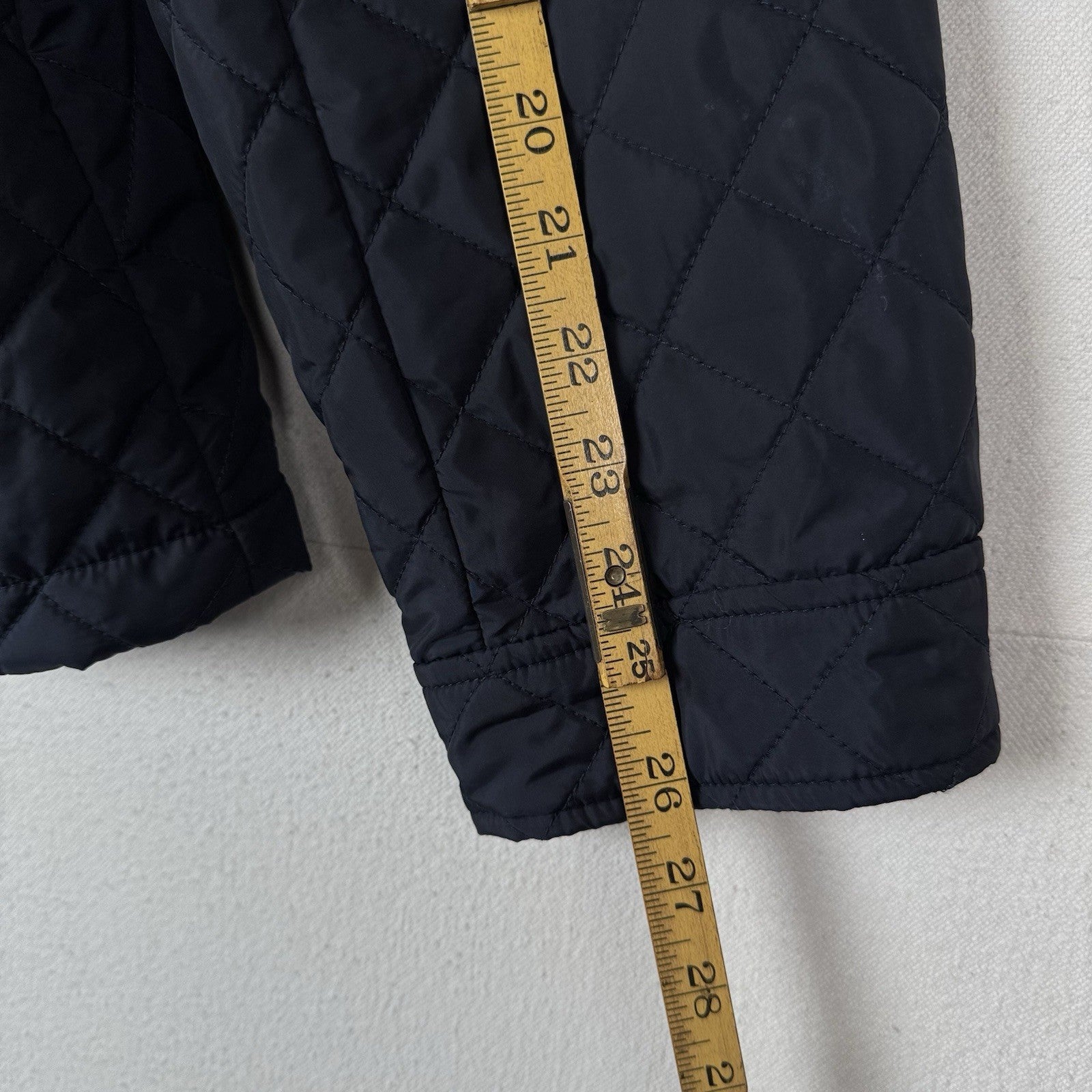 Lauren Ralph Lauren Women's Diamond Quilted Barn Jacket 2XL Black